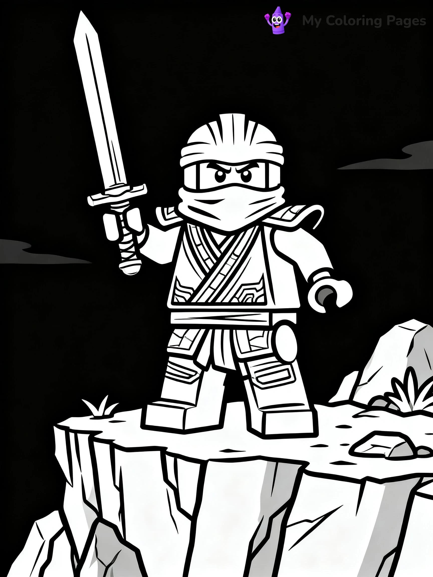 Lego Ninjago Jay Coloring Pages - 21
