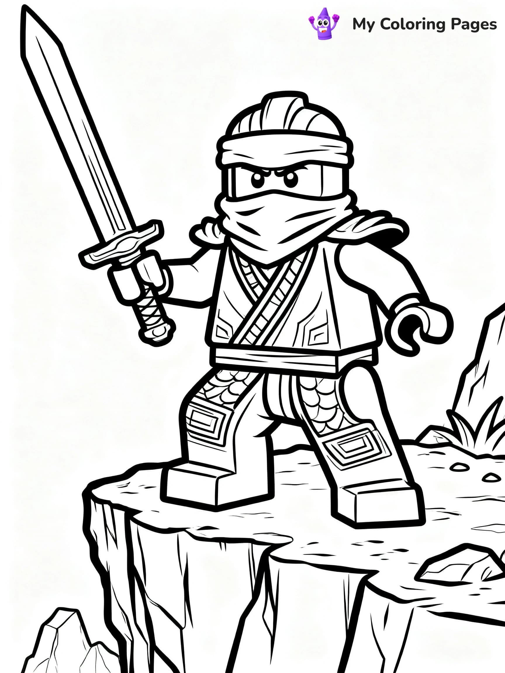 Lego Ninjago Jay Coloring Pages - 19