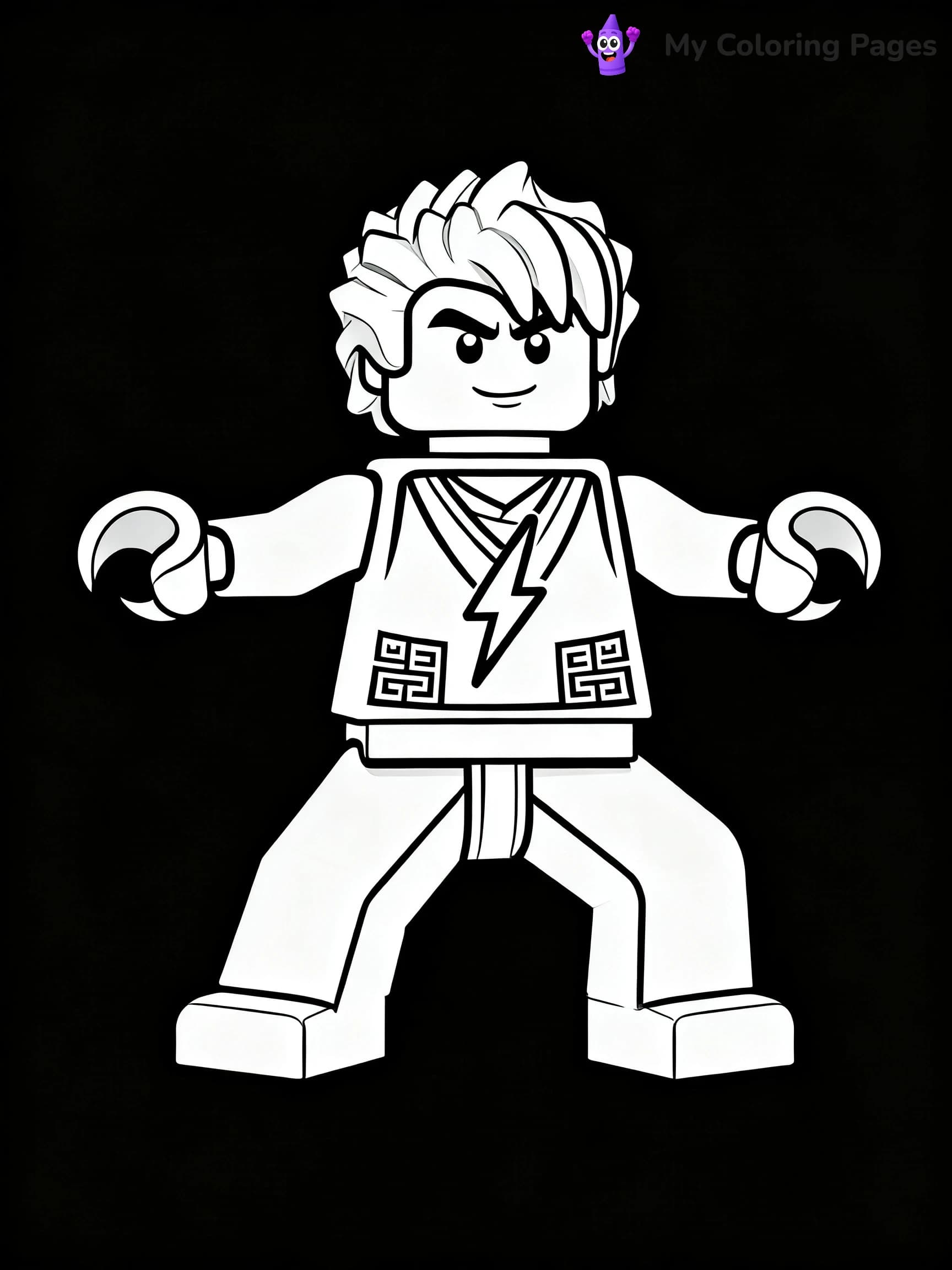 Lego Ninjago Jay Coloring Pages - 17