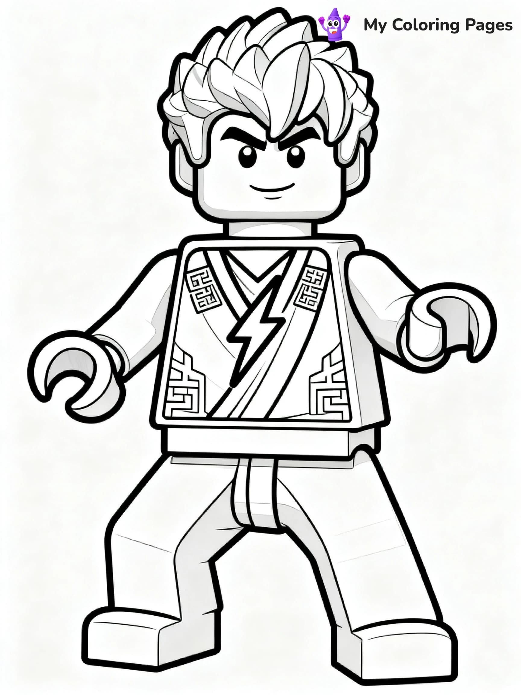 Lego Ninjago Jay Coloring Pages - 15