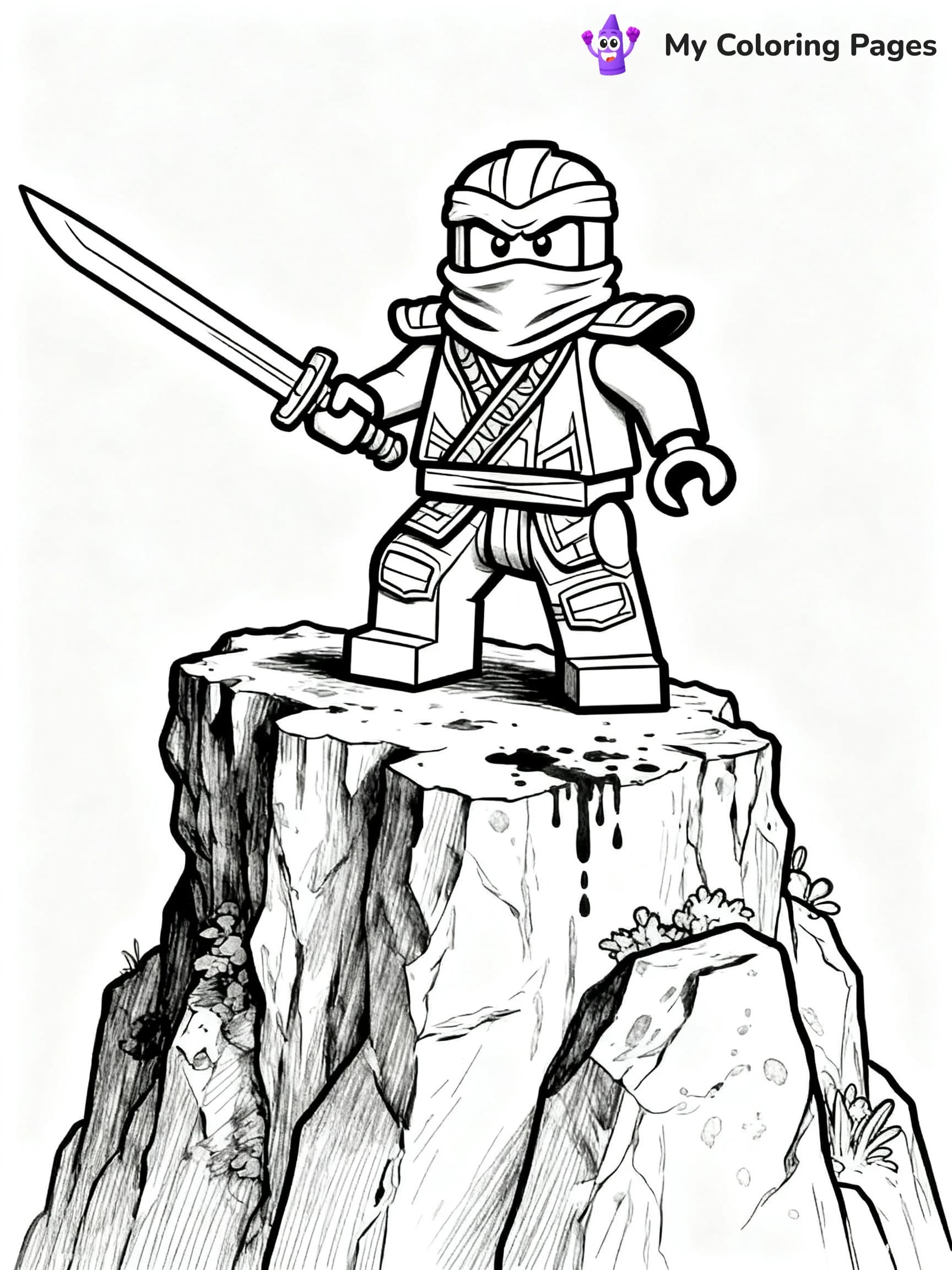 Lego Ninjago Jay Coloring Pages - 13