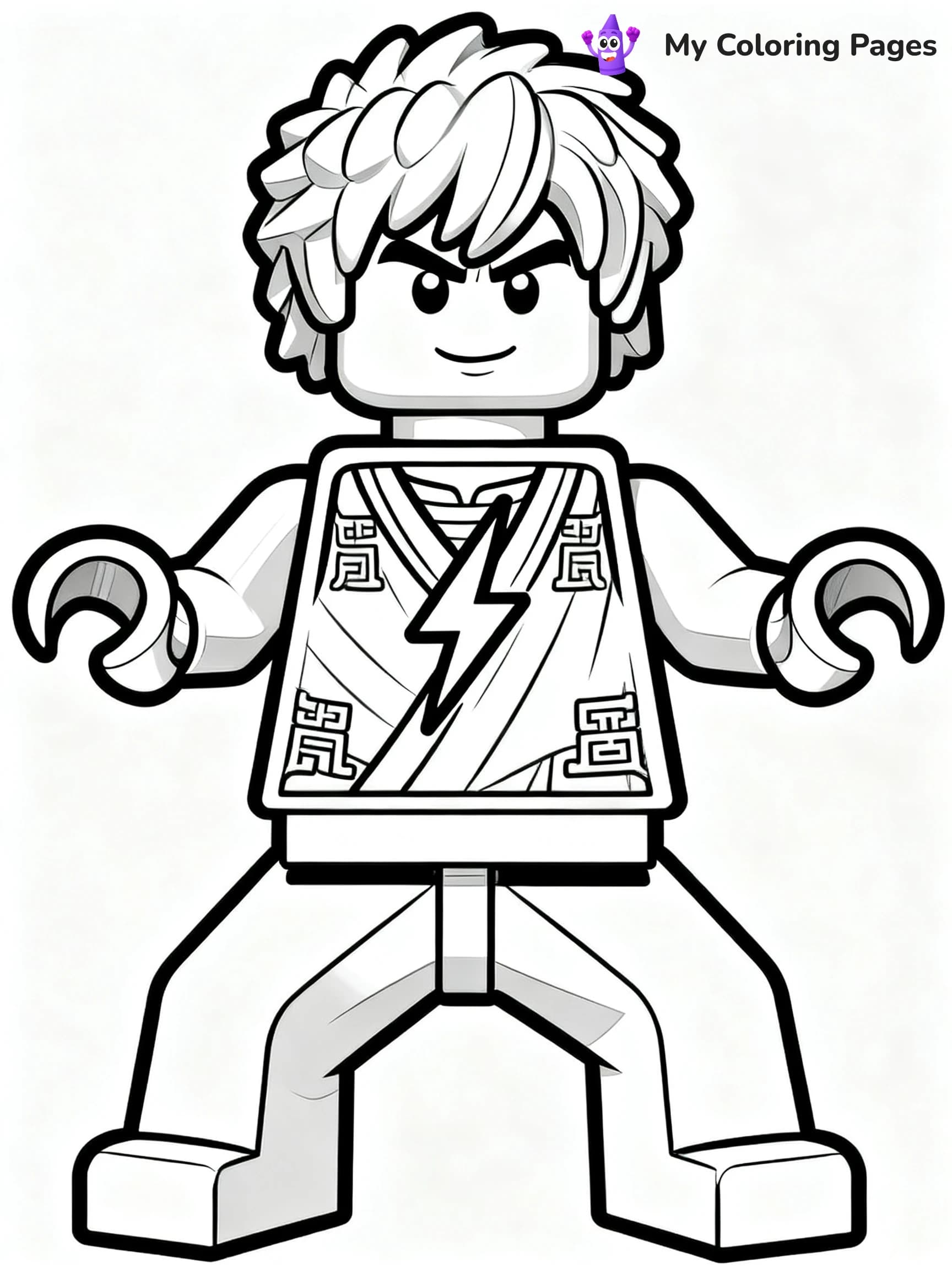 Lego Ninjago Jay Coloring Pages - 12