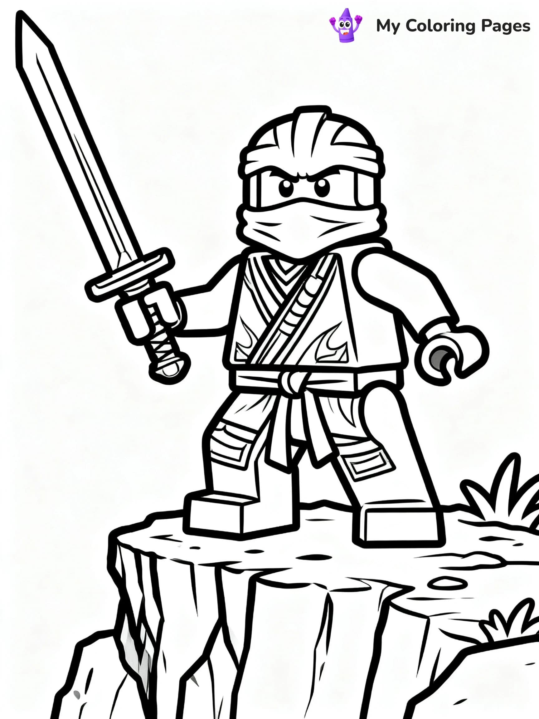 Lego Ninjago Jay Coloring Pages - 11