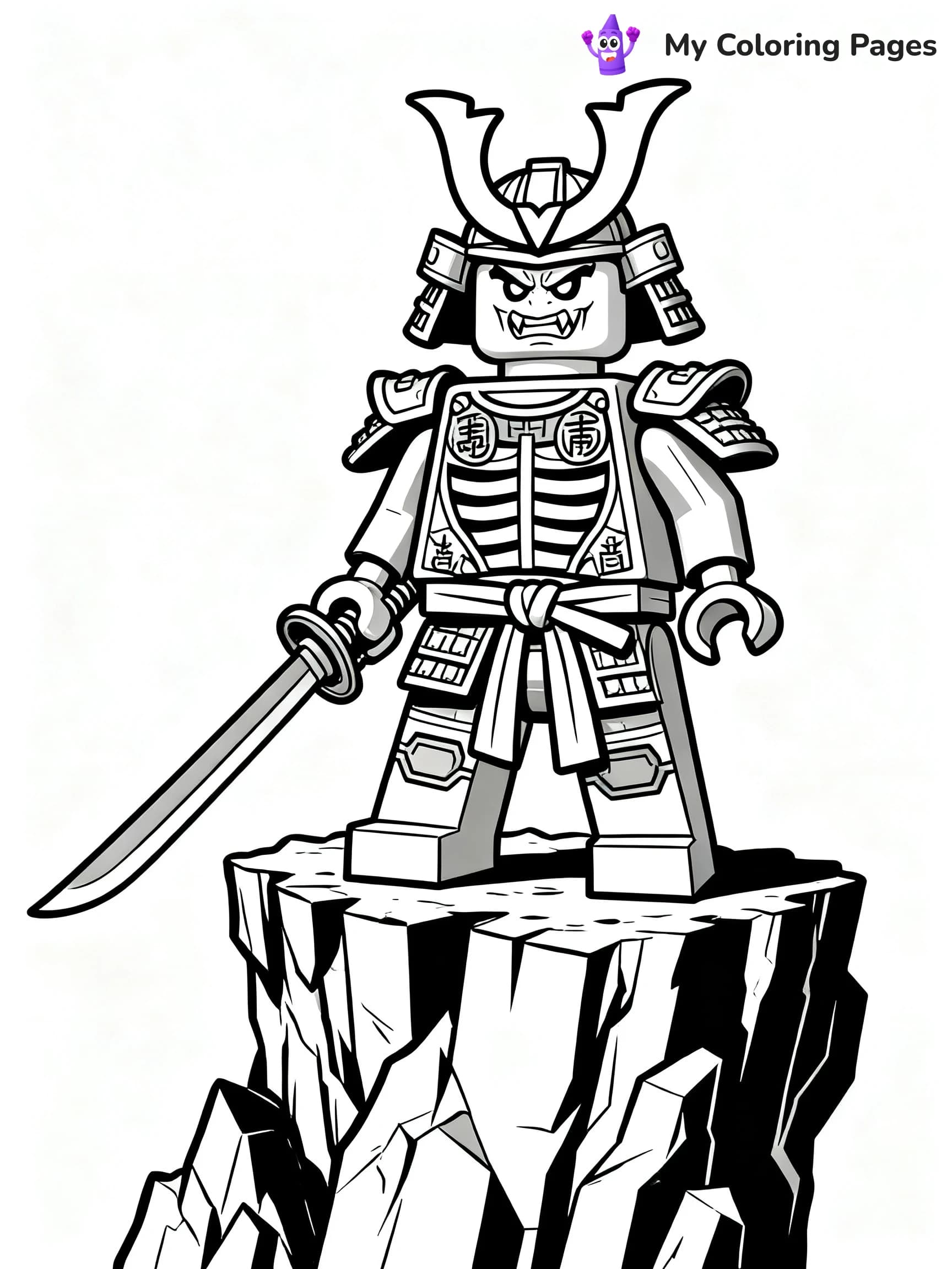 Lego Ninjago Jay Coloring Pages - 8