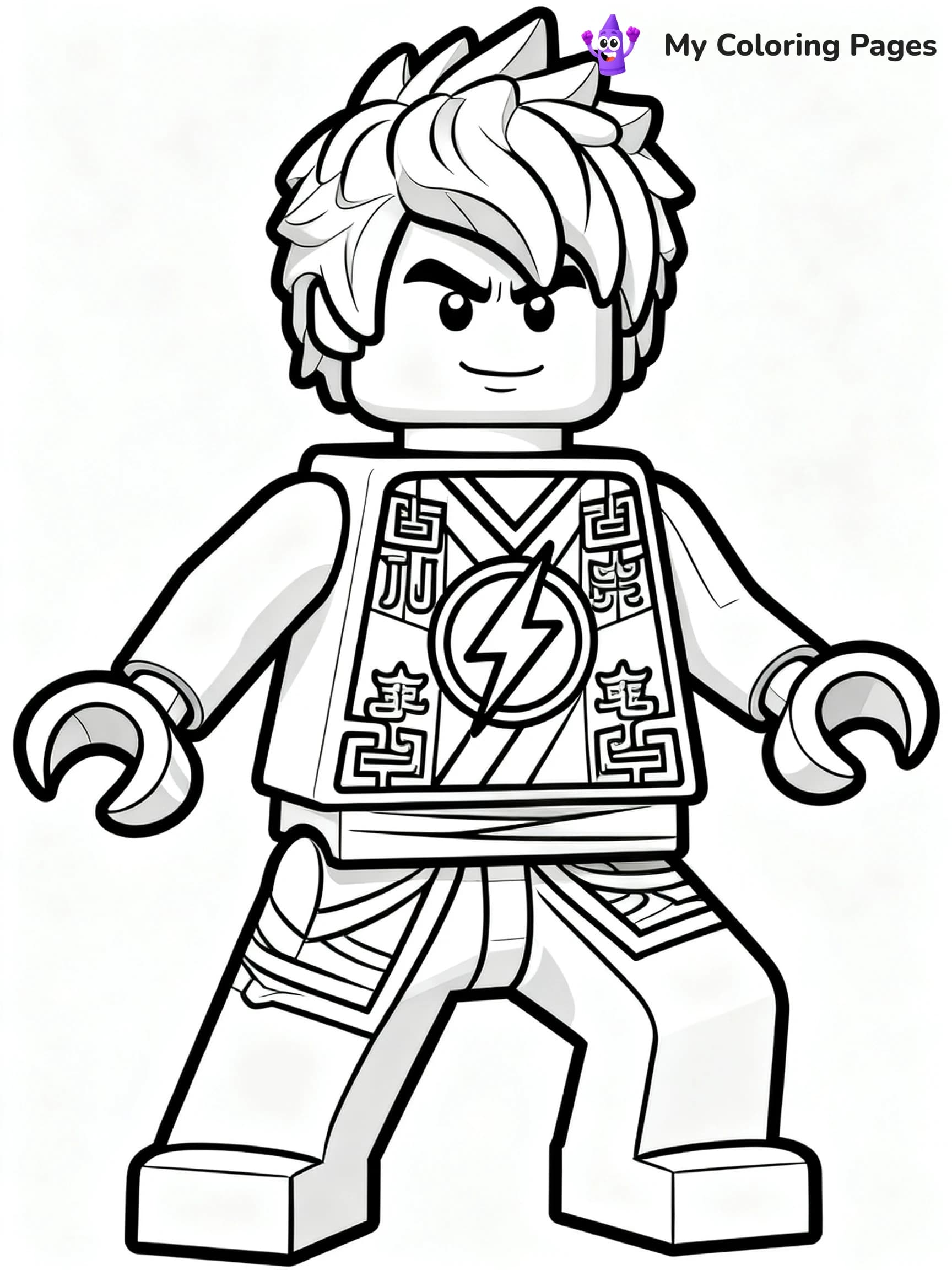 Lego Ninjago Jay Coloring Pages - 5