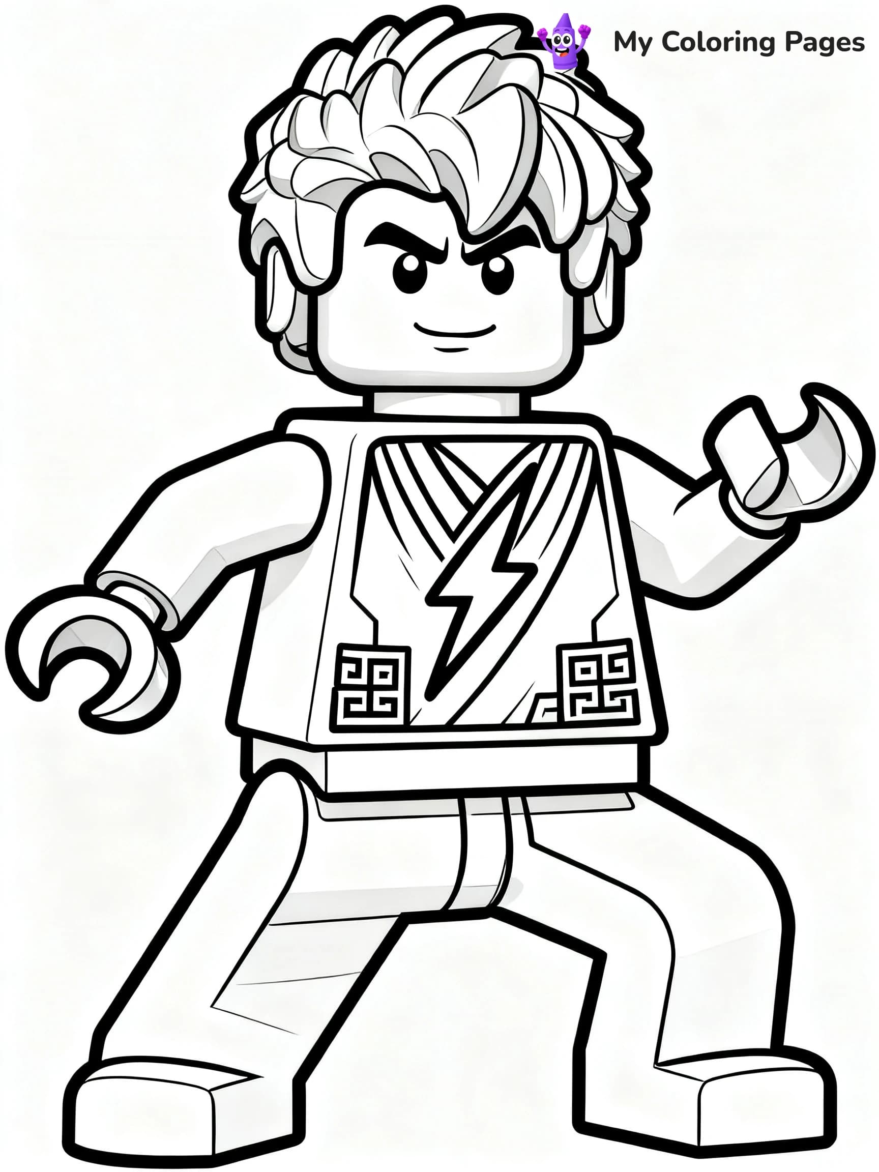 Lego Ninjago Jay Coloring Pages - 4