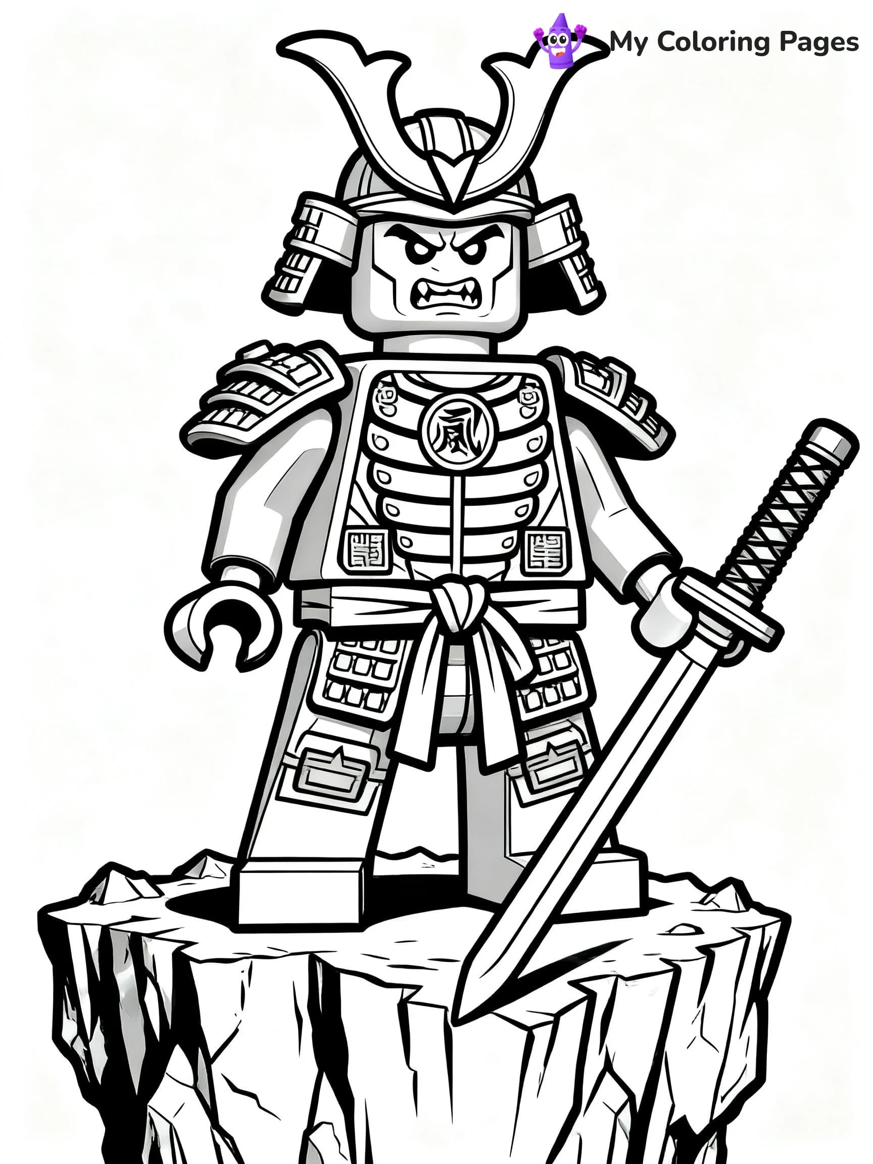 Lego Ninjago Jay Coloring Pages - 2