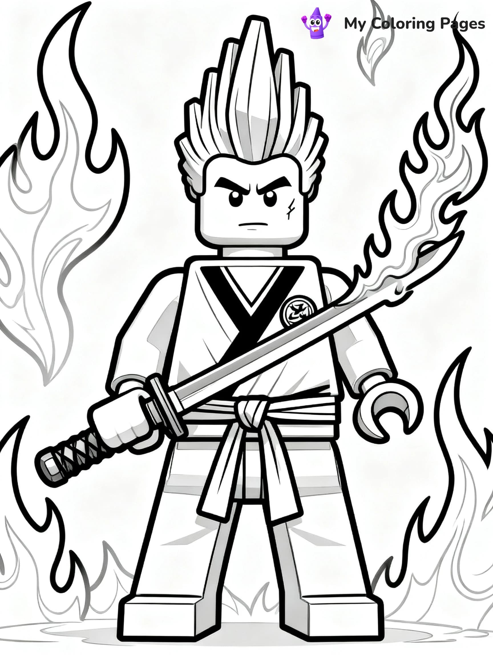 Lego Ninjago Jay Coloring Pages - 21
