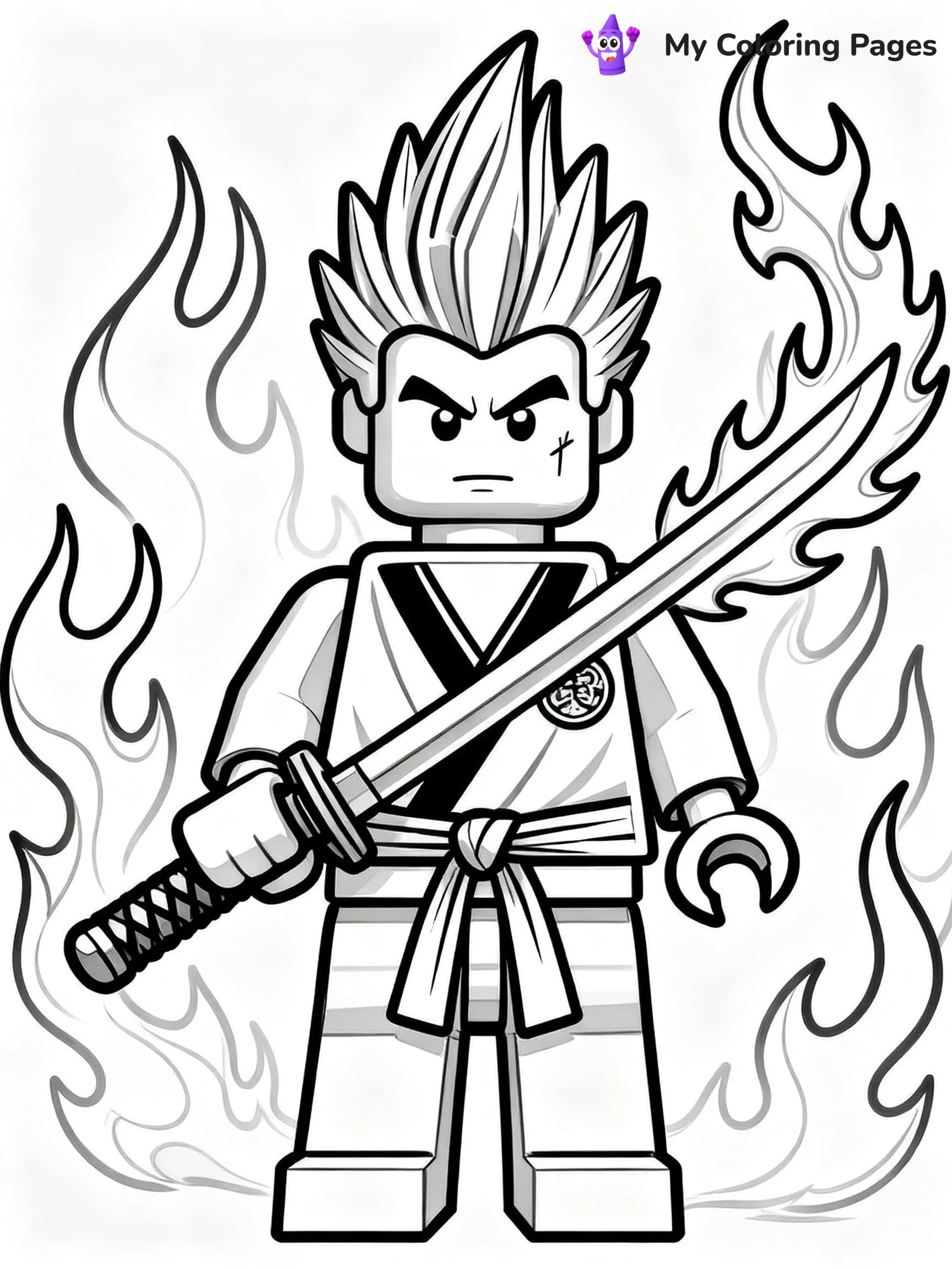 Lego Ninjago Jay Coloring Pages - 20