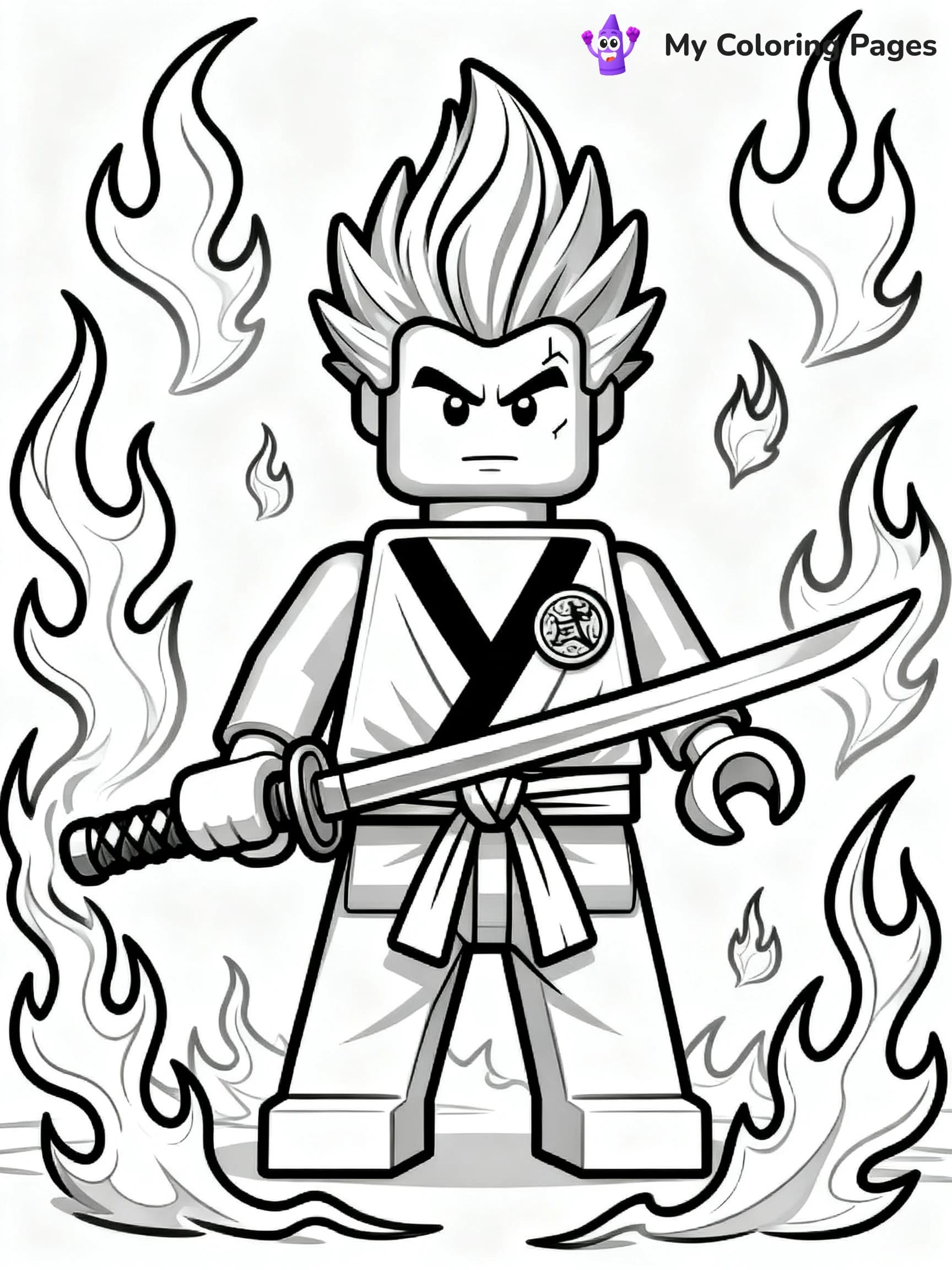 Lego Ninjago Jay Coloring Pages - 18