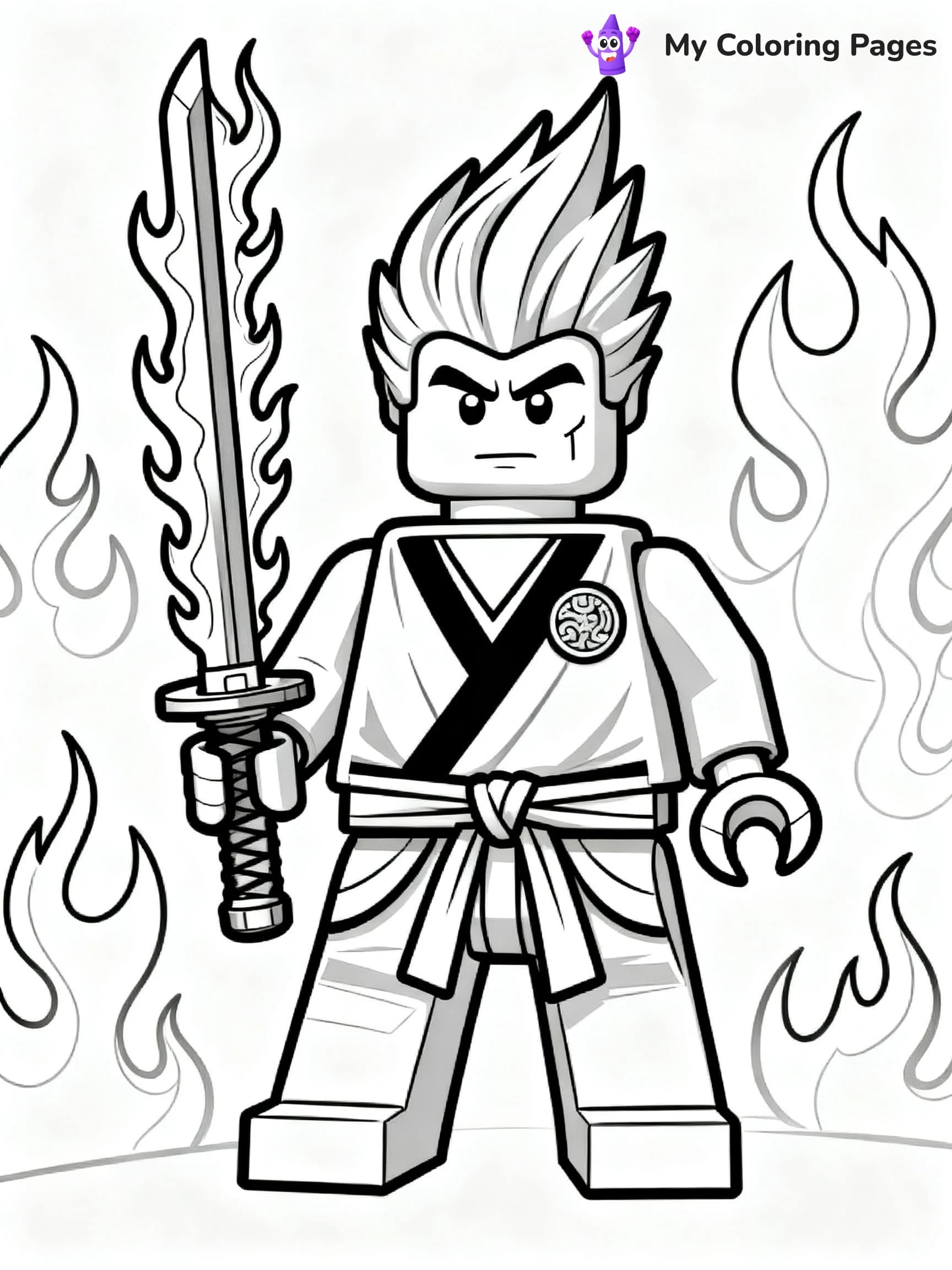 Lego Ninjago Jay Coloring Pages - 17