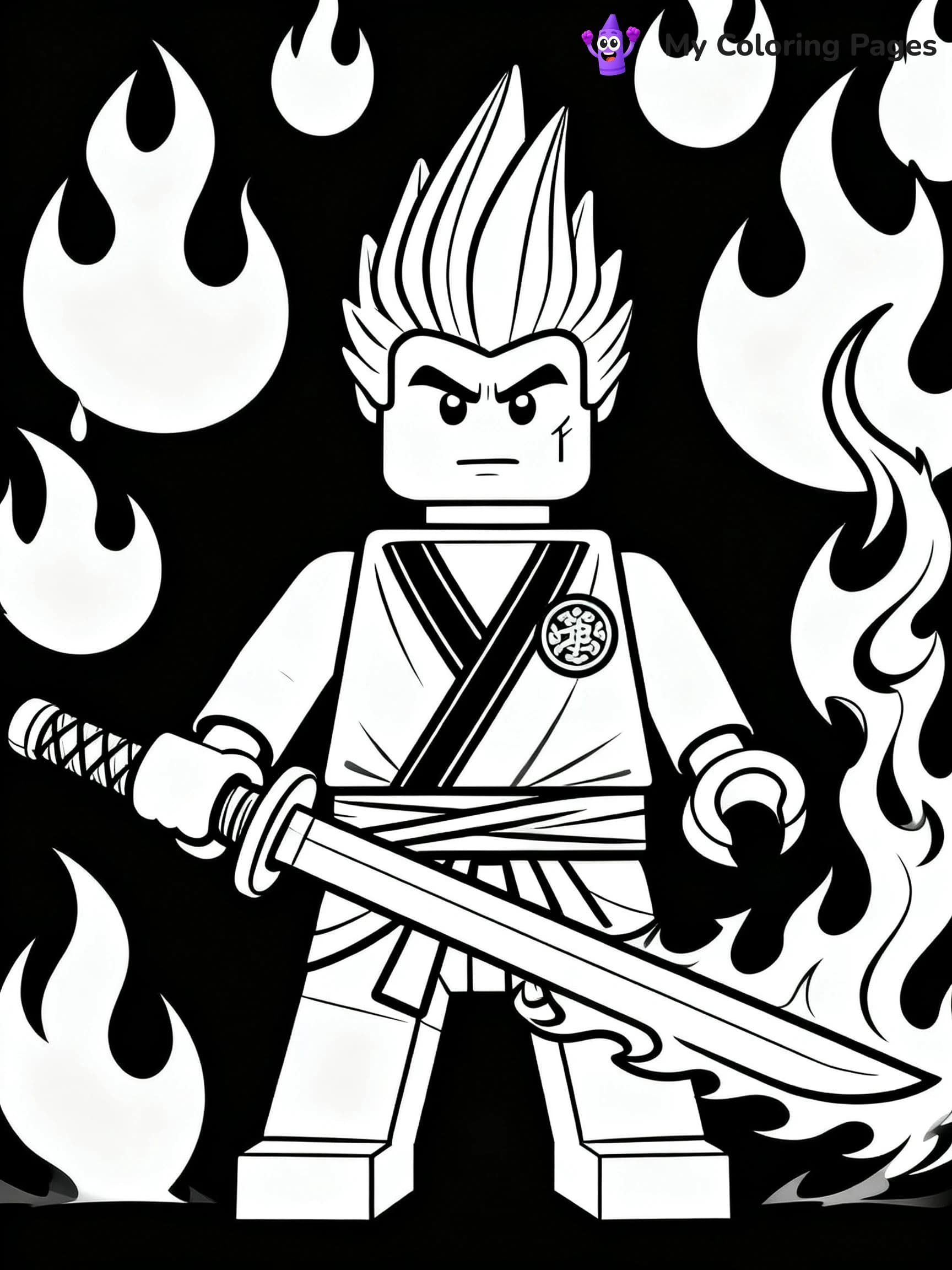 Lego Ninjago Jay Coloring Pages - 15