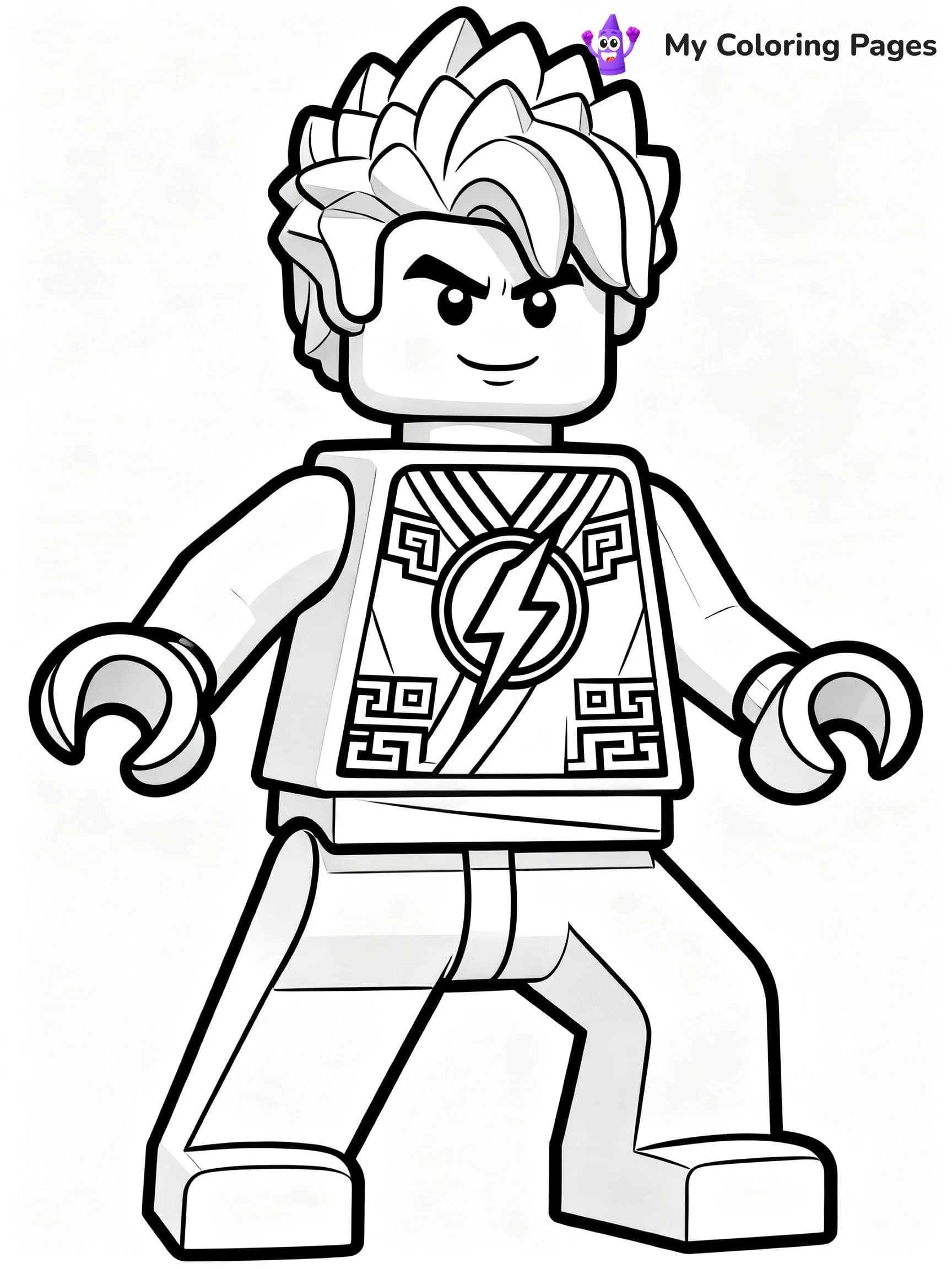Lego Ninjago Jay Coloring Pages - 14
