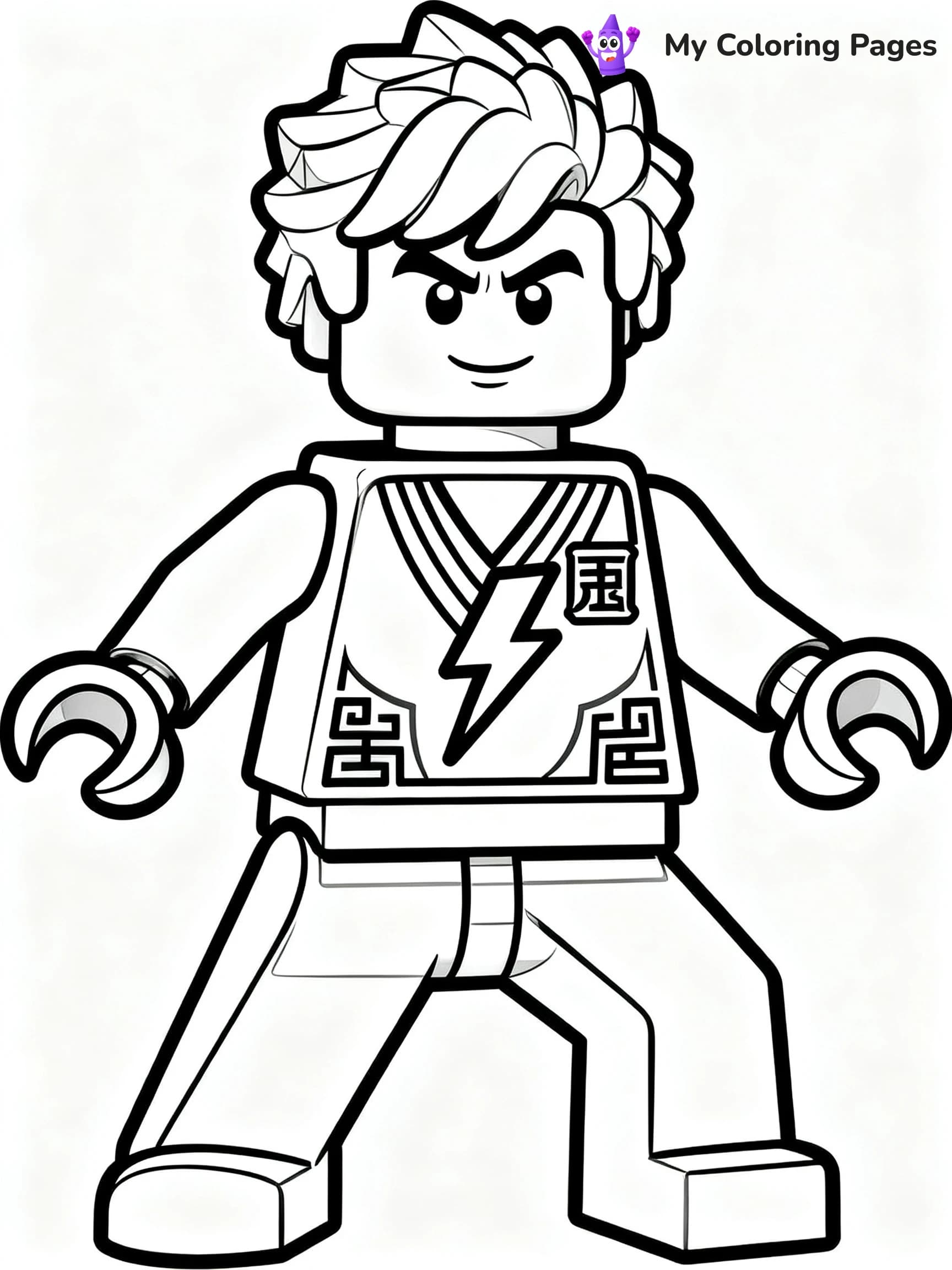 Lego Ninjago Jay Coloring Pages - 13