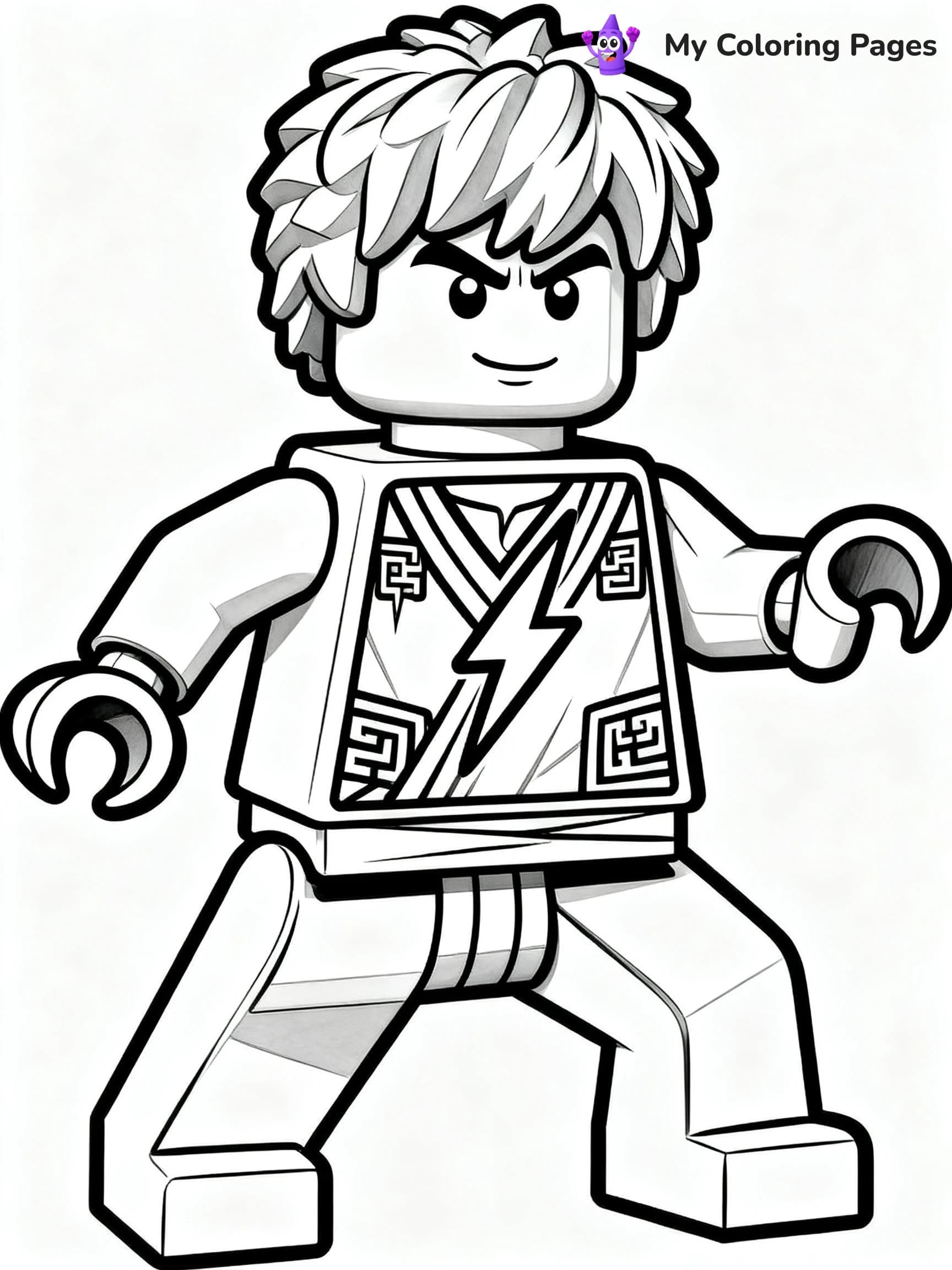 Lego Ninjago Jay Coloring Pages - 12