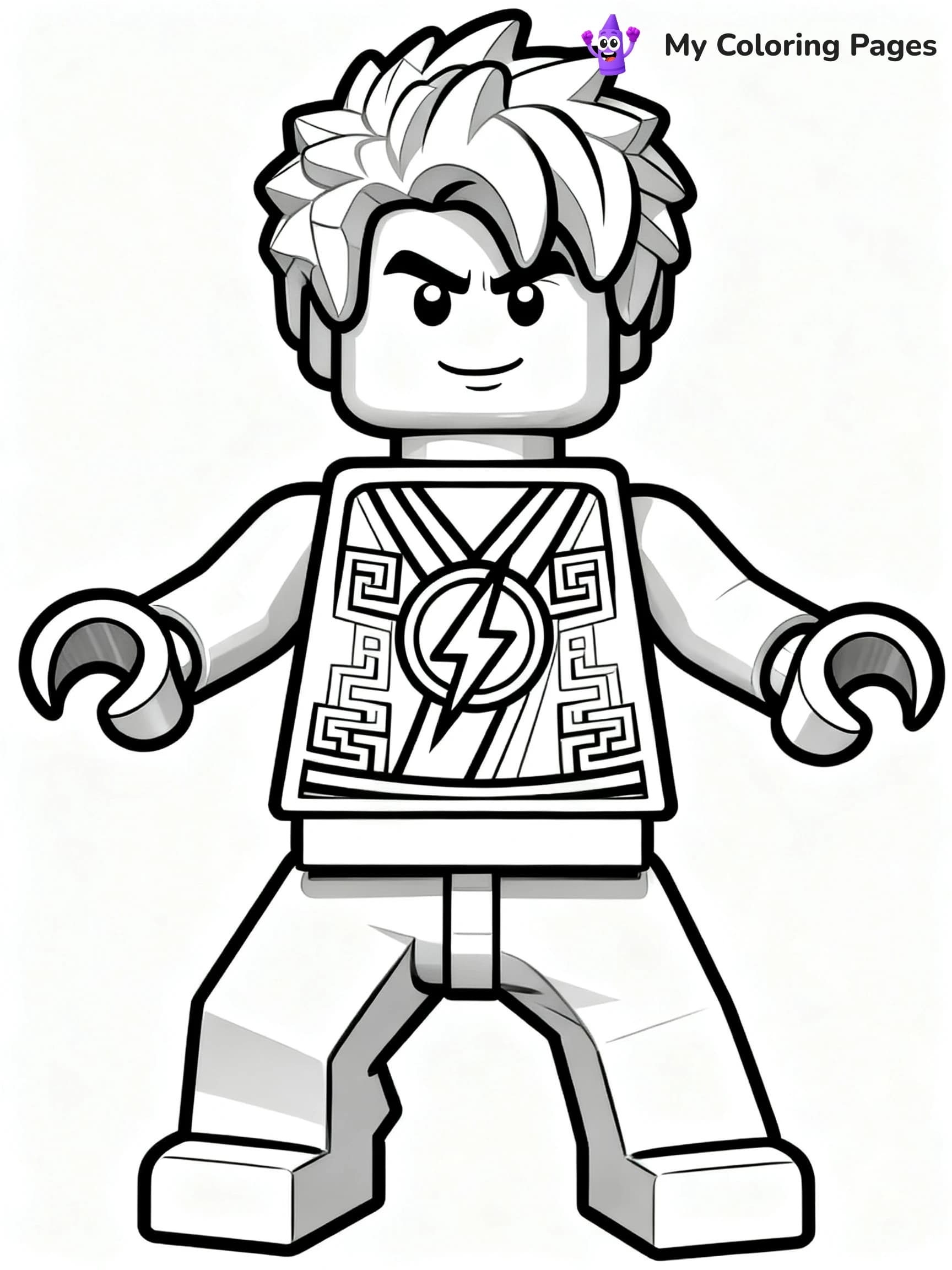 Lego Ninjago Jay Coloring Pages - 11