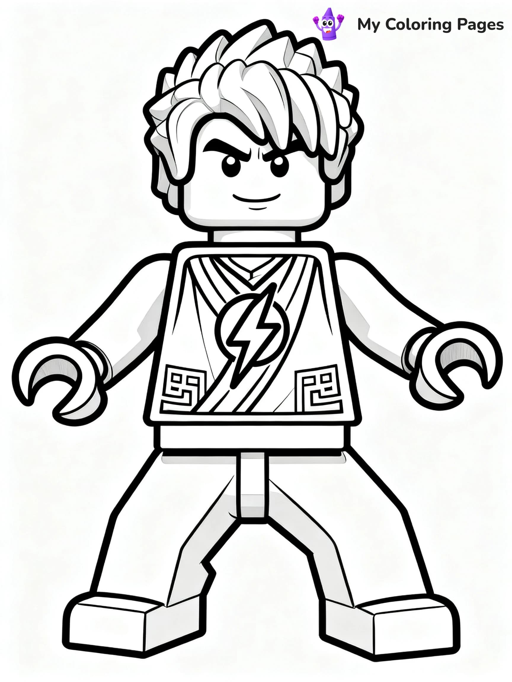 Lego Ninjago Jay Coloring Pages - 10