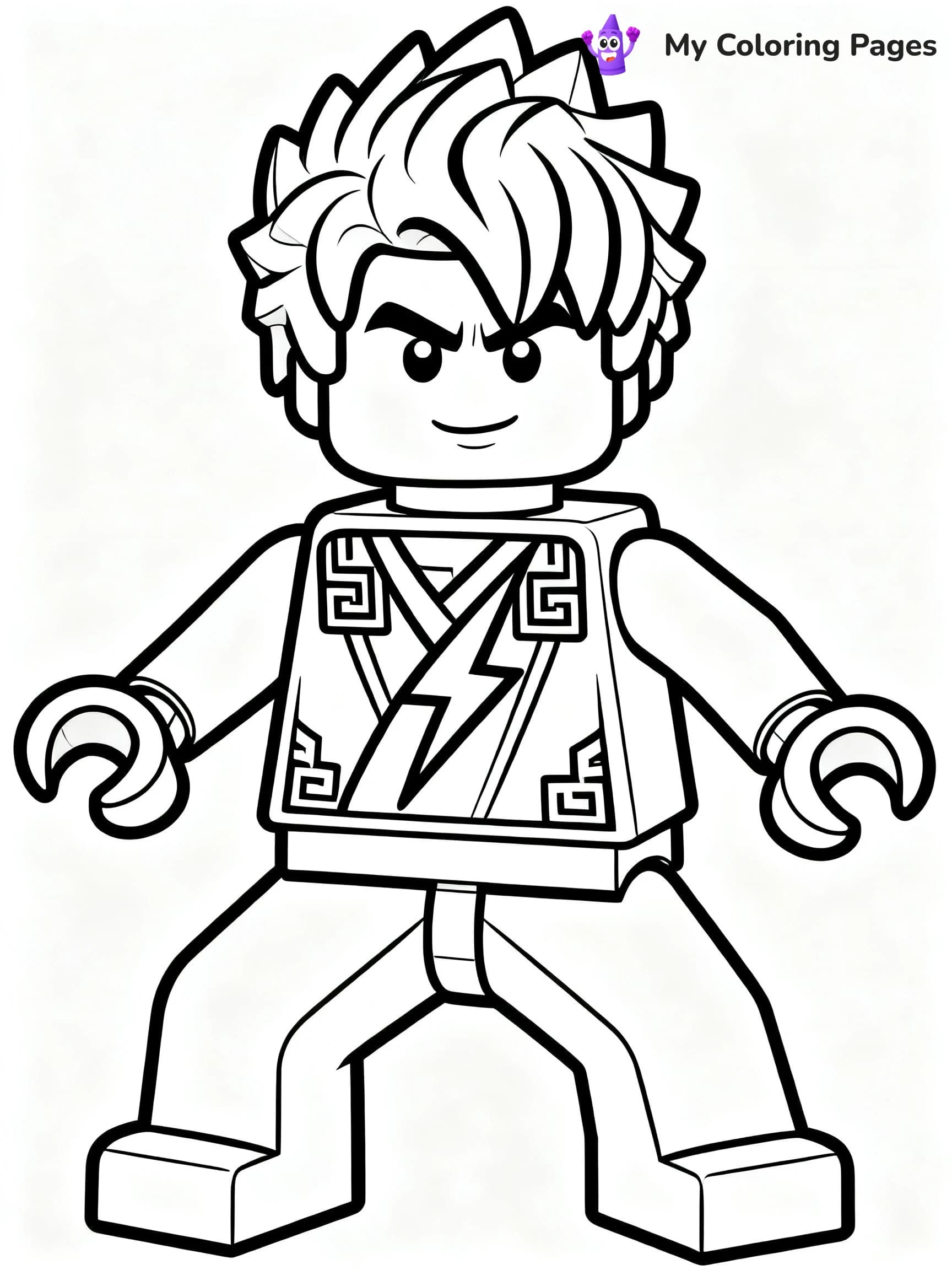 Lego Ninjago Jay Coloring Pages - 9