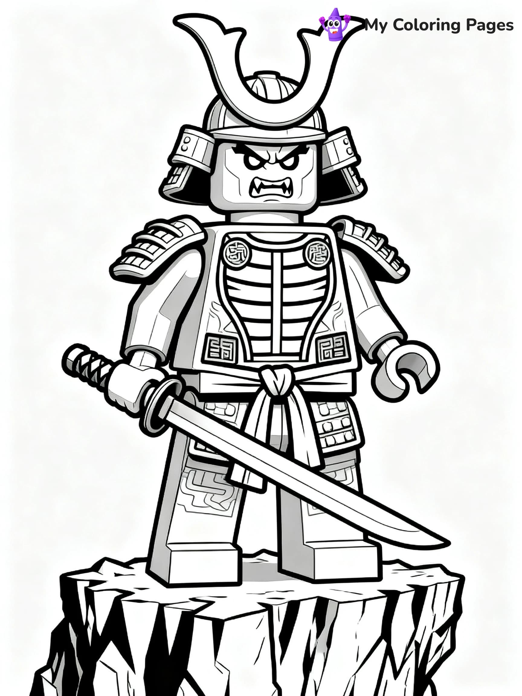 Lego Ninjago Jay Coloring Pages - 7