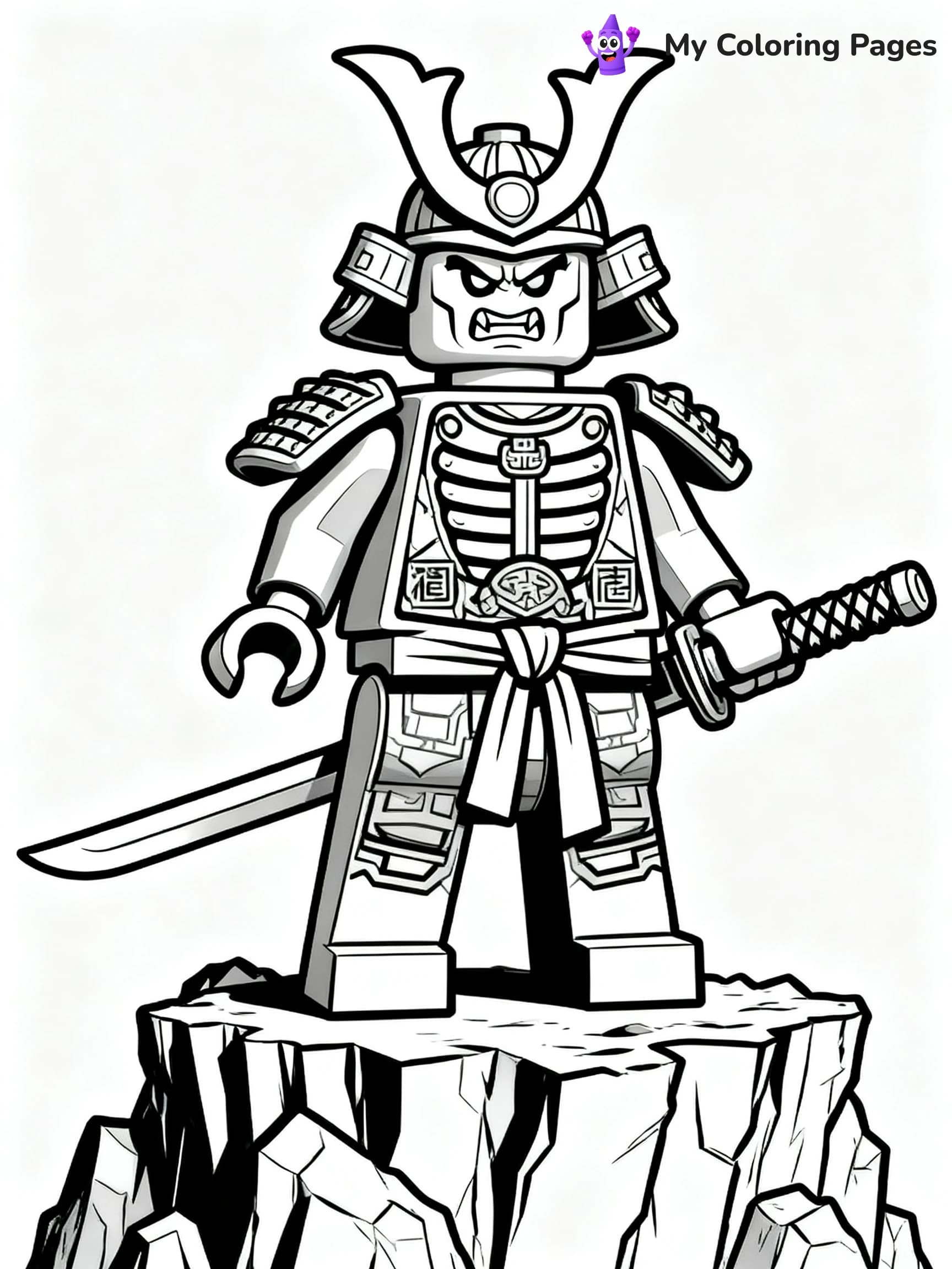 Lego Ninjago Jay Coloring Pages - 6
