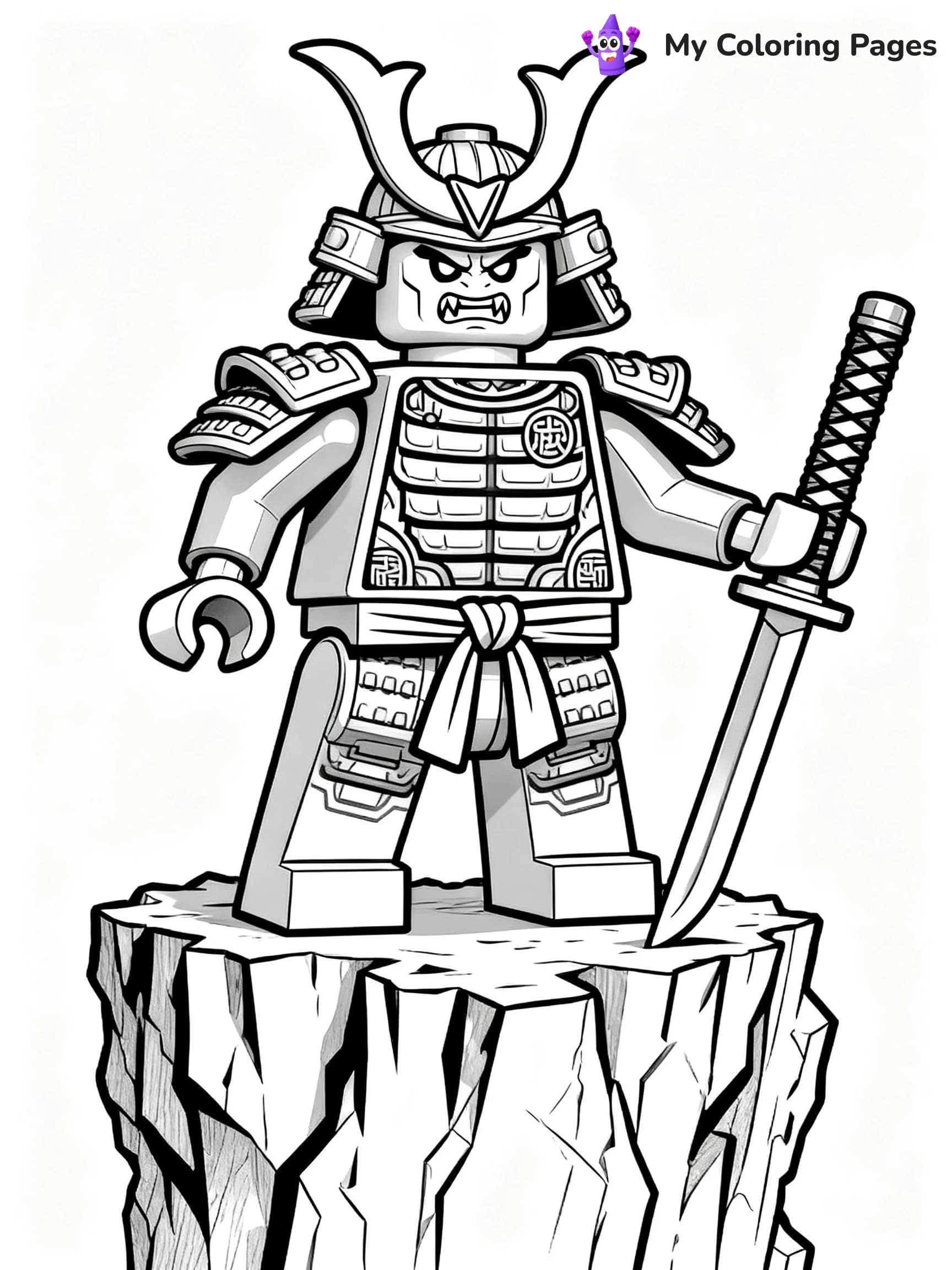 Lego Ninjago Jay Coloring Pages - 1