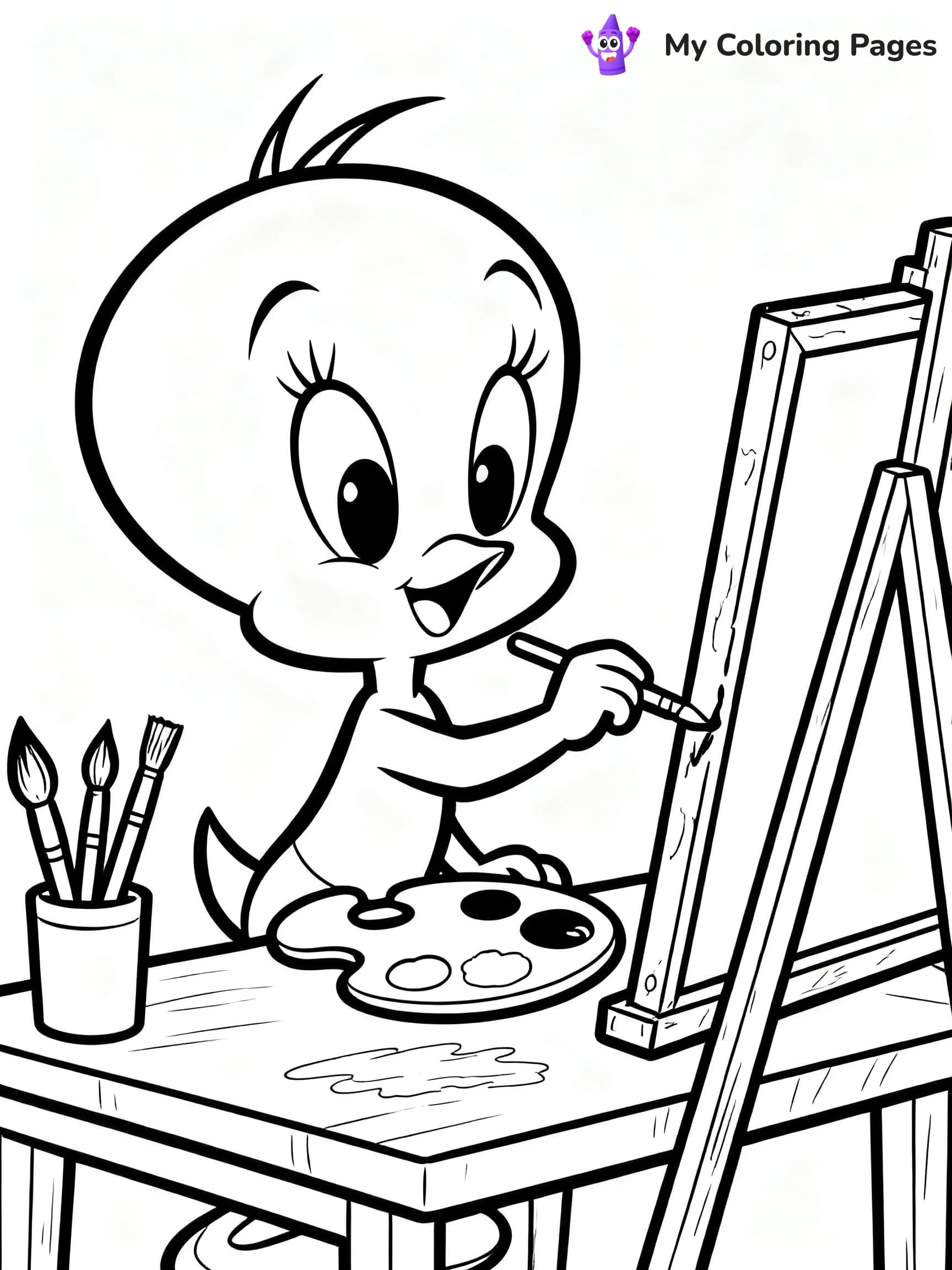 Tweety Bird Coloring Pages - 18