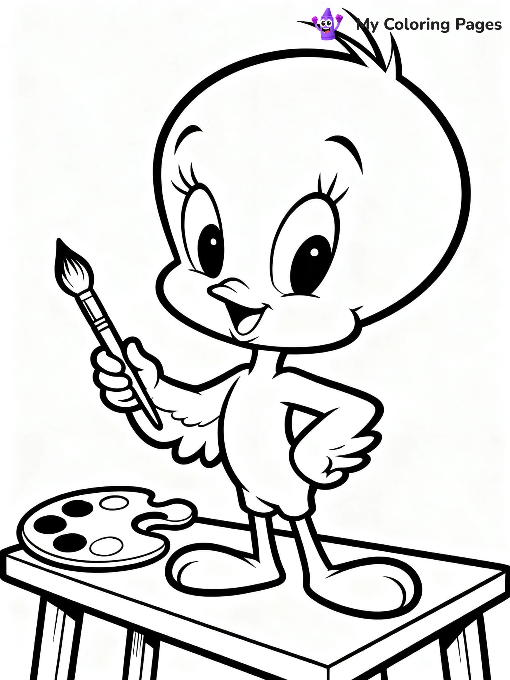 Tweety Bird Coloring Pages - 17