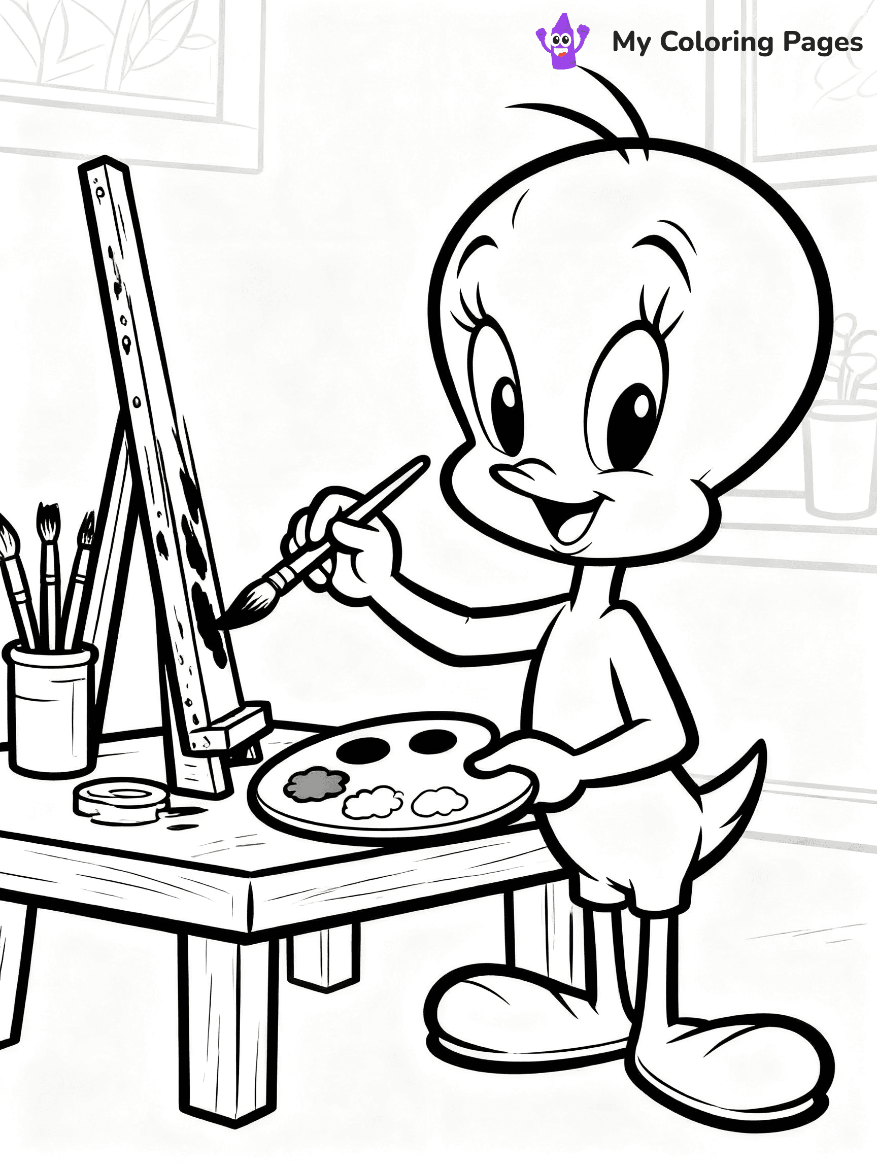 Tweety Bird Coloring Pages - 16