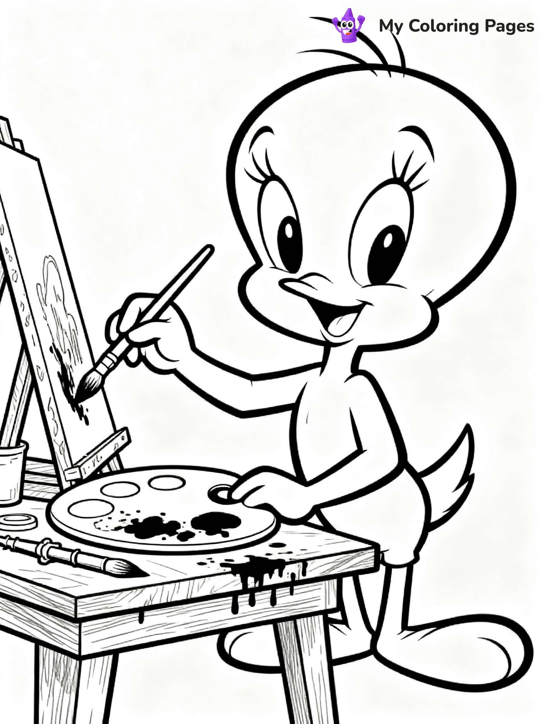 Tweety Bird Coloring Pages - 15