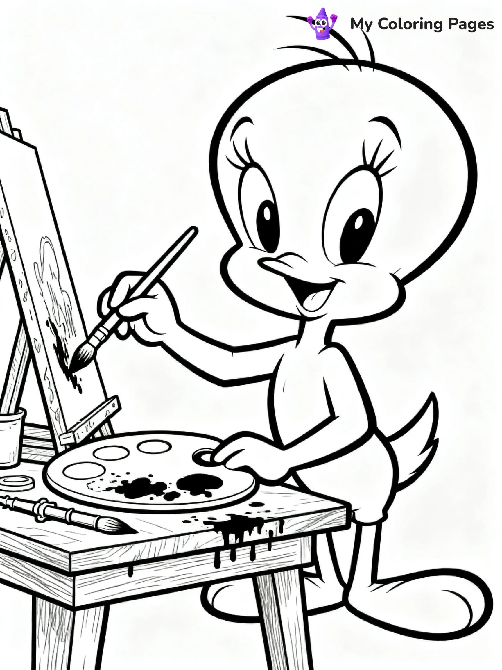 Tweety Bird Coloring Pages - 15