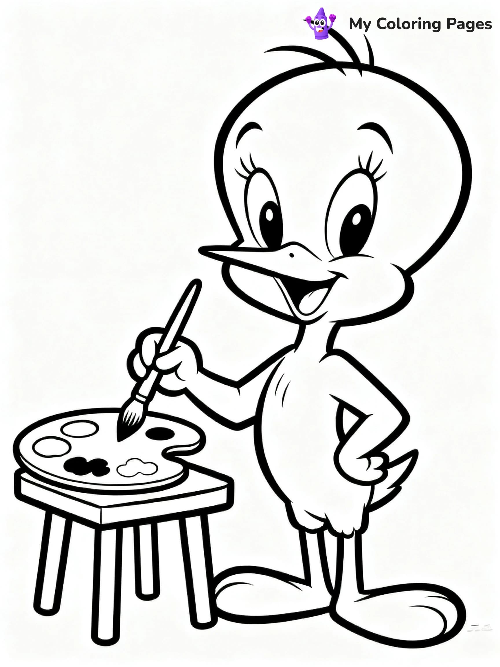 Tweety Bird Coloring Pages - 14