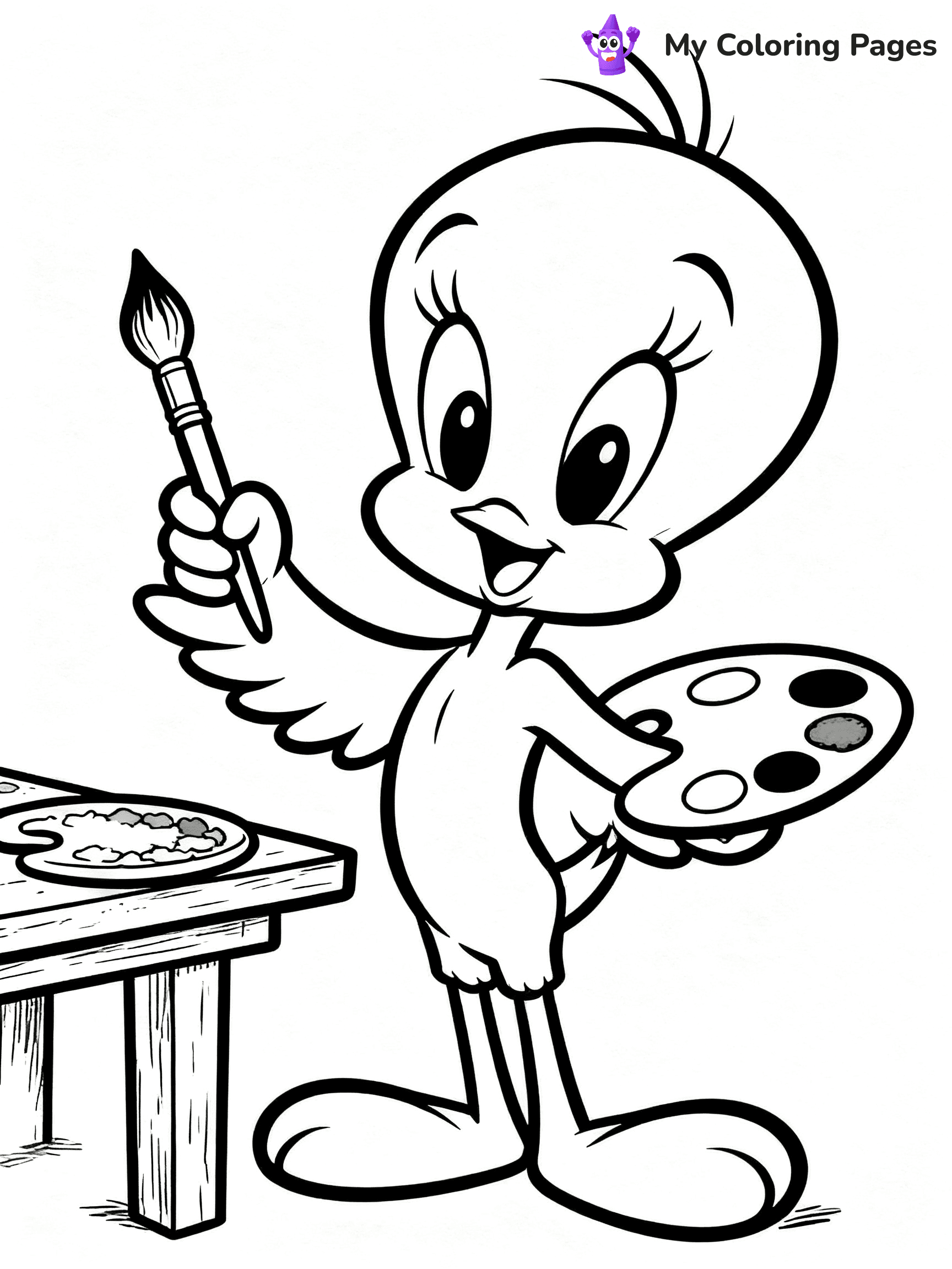 Tweety Bird Coloring Pages - 13