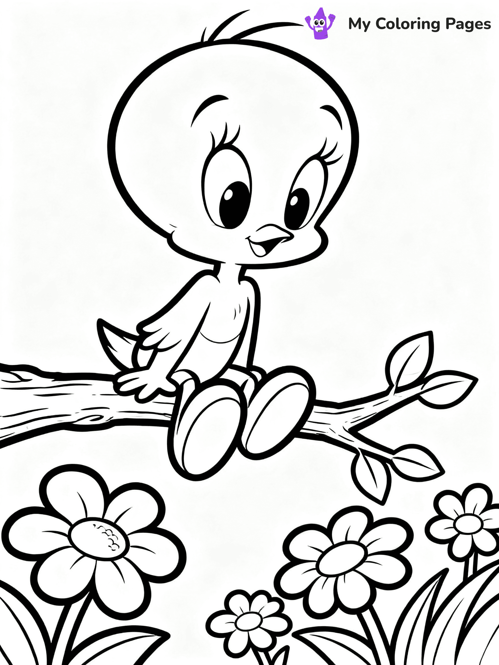 Tweety Bird Coloring Pages - 11