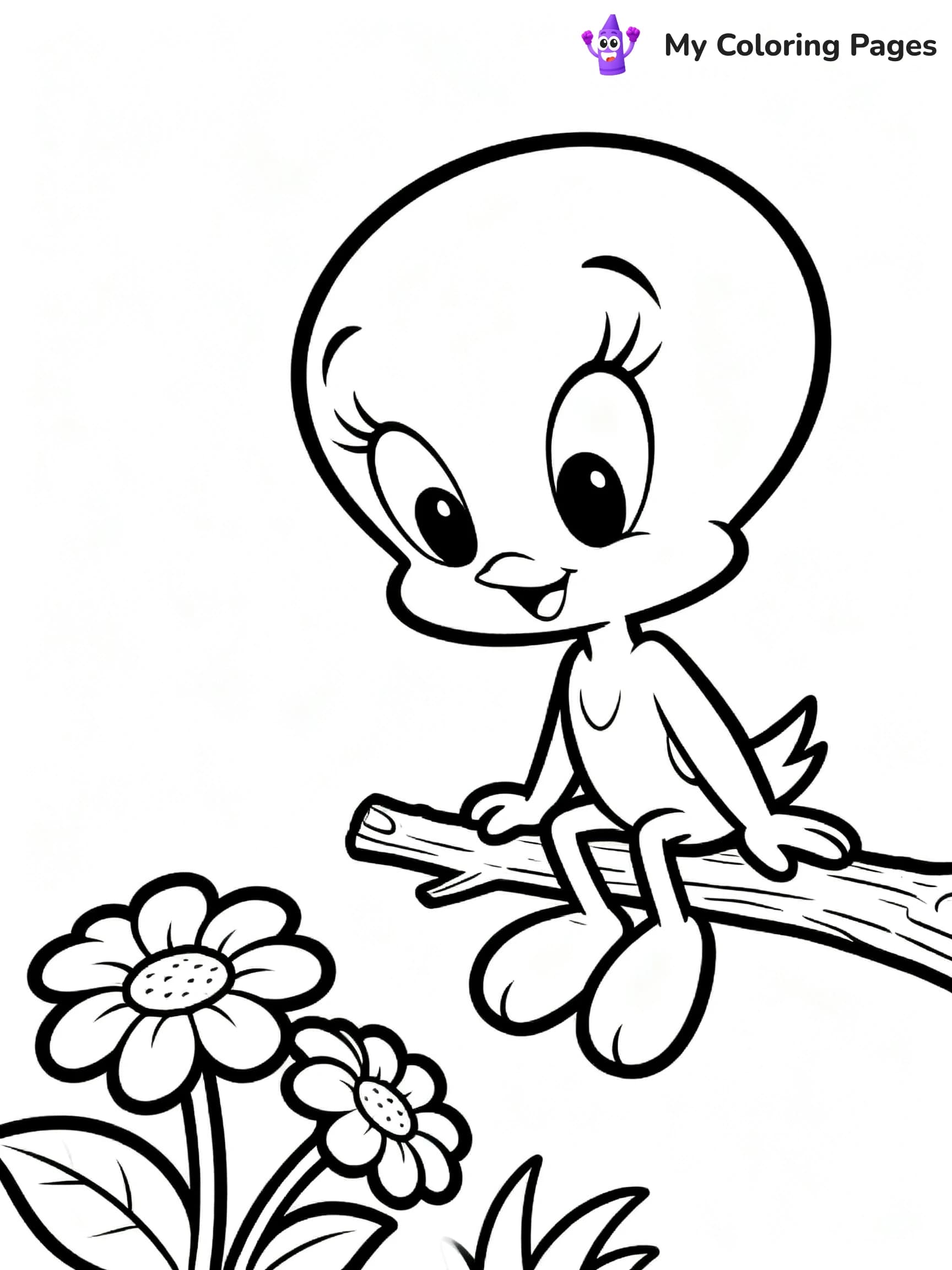 Tweety Bird Coloring Pages - 10
