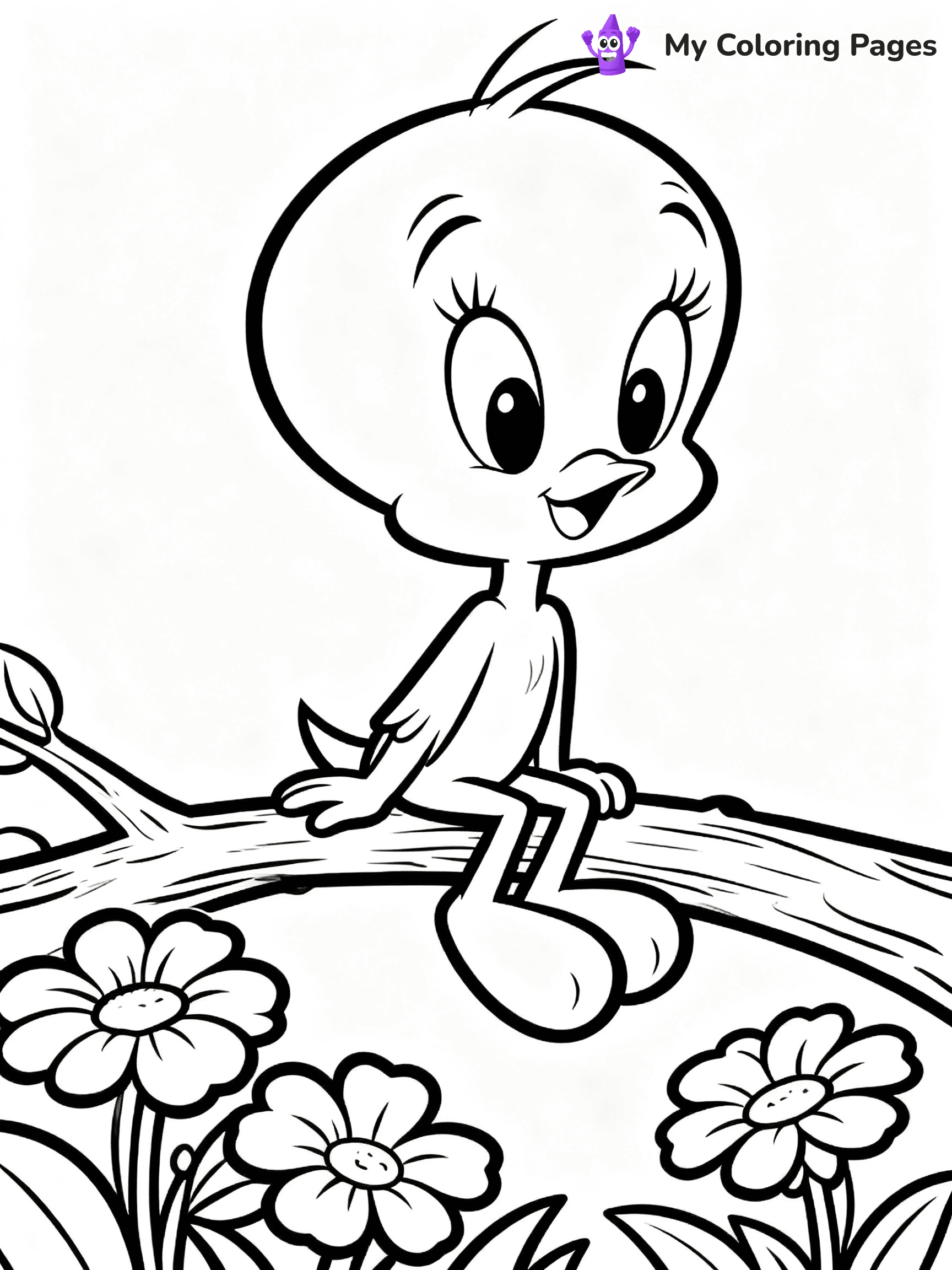 Tweety Bird Coloring Pages - 8