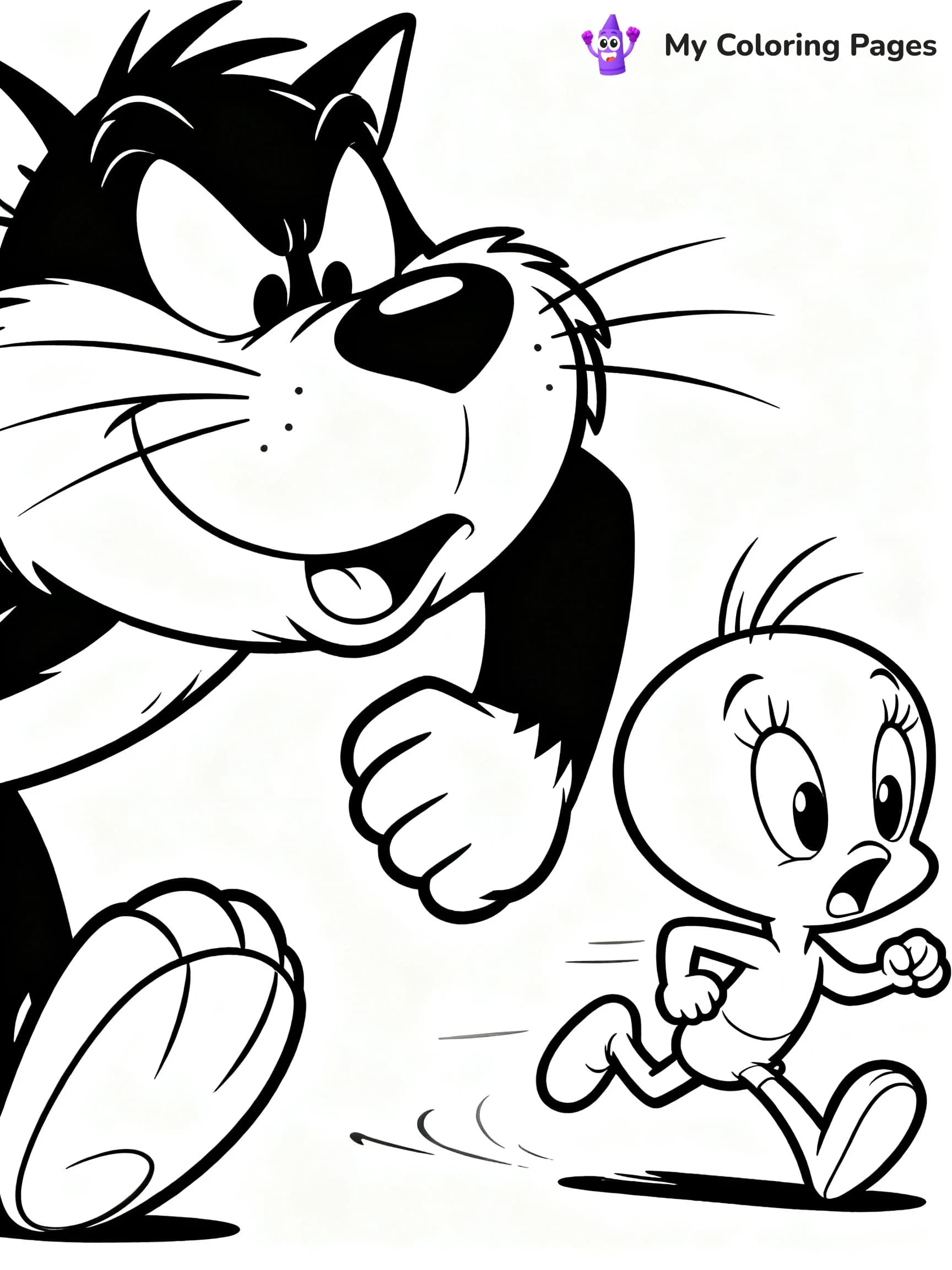 Tweety Bird Coloring Pages - 6