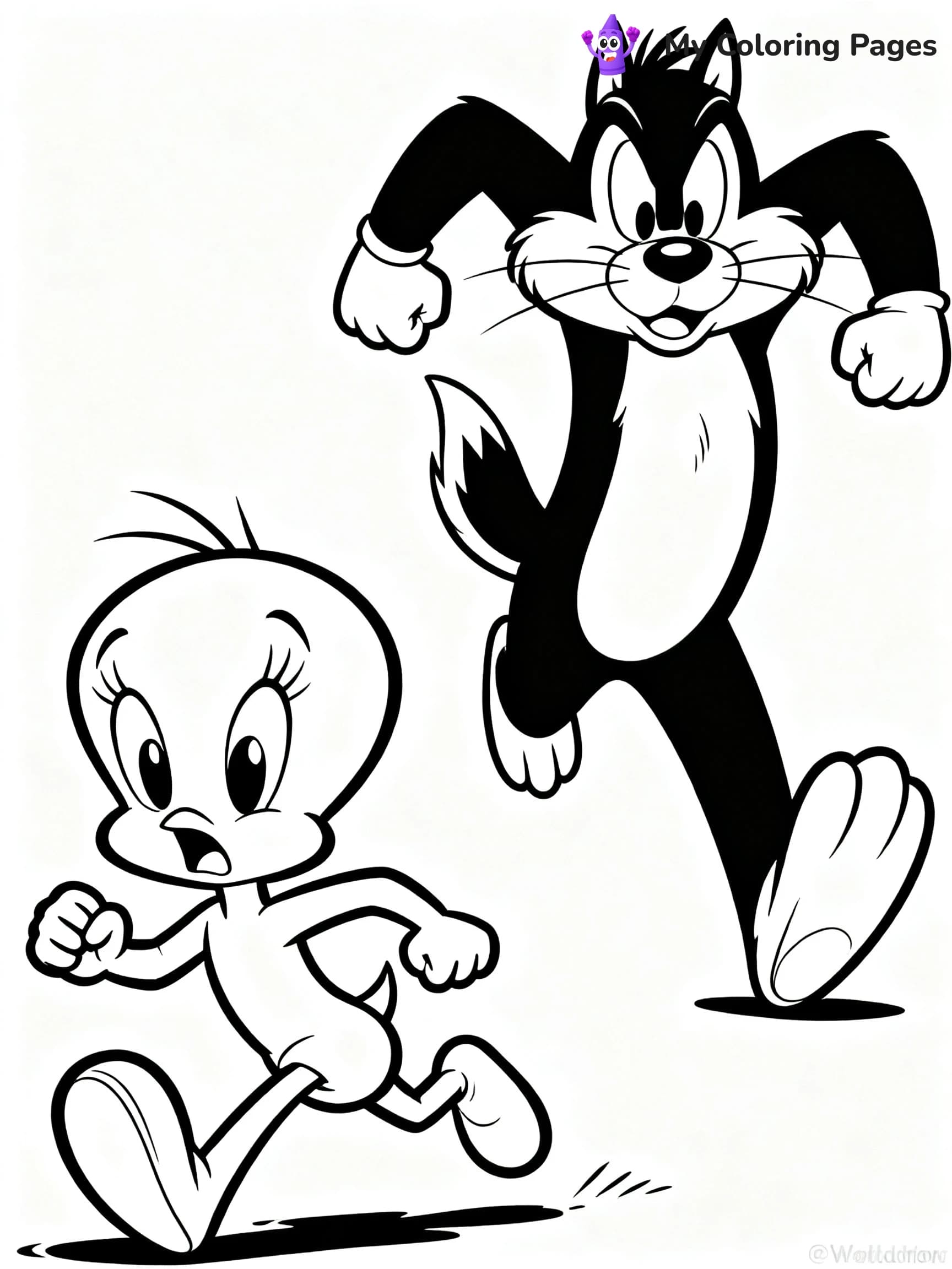 Tweety Bird Coloring Pages - 3