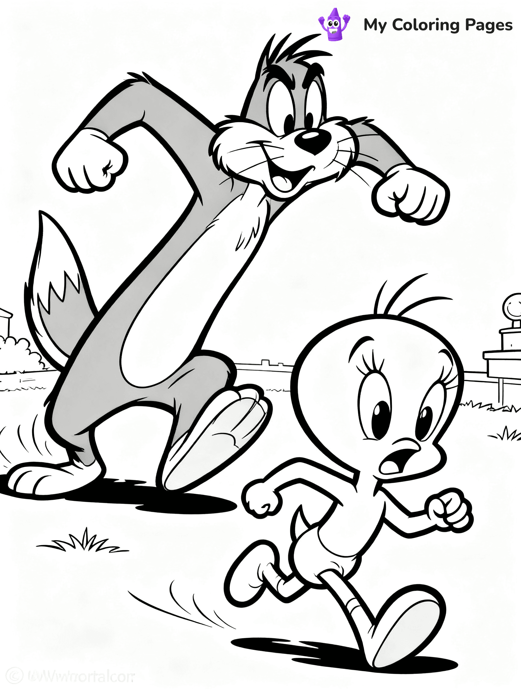 Tweety Bird Coloring Pages - 2