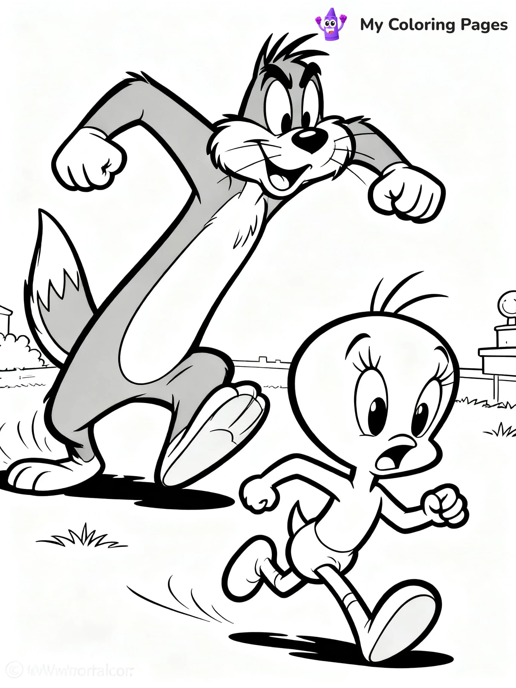 Tweety Bird Coloring Pages - 2