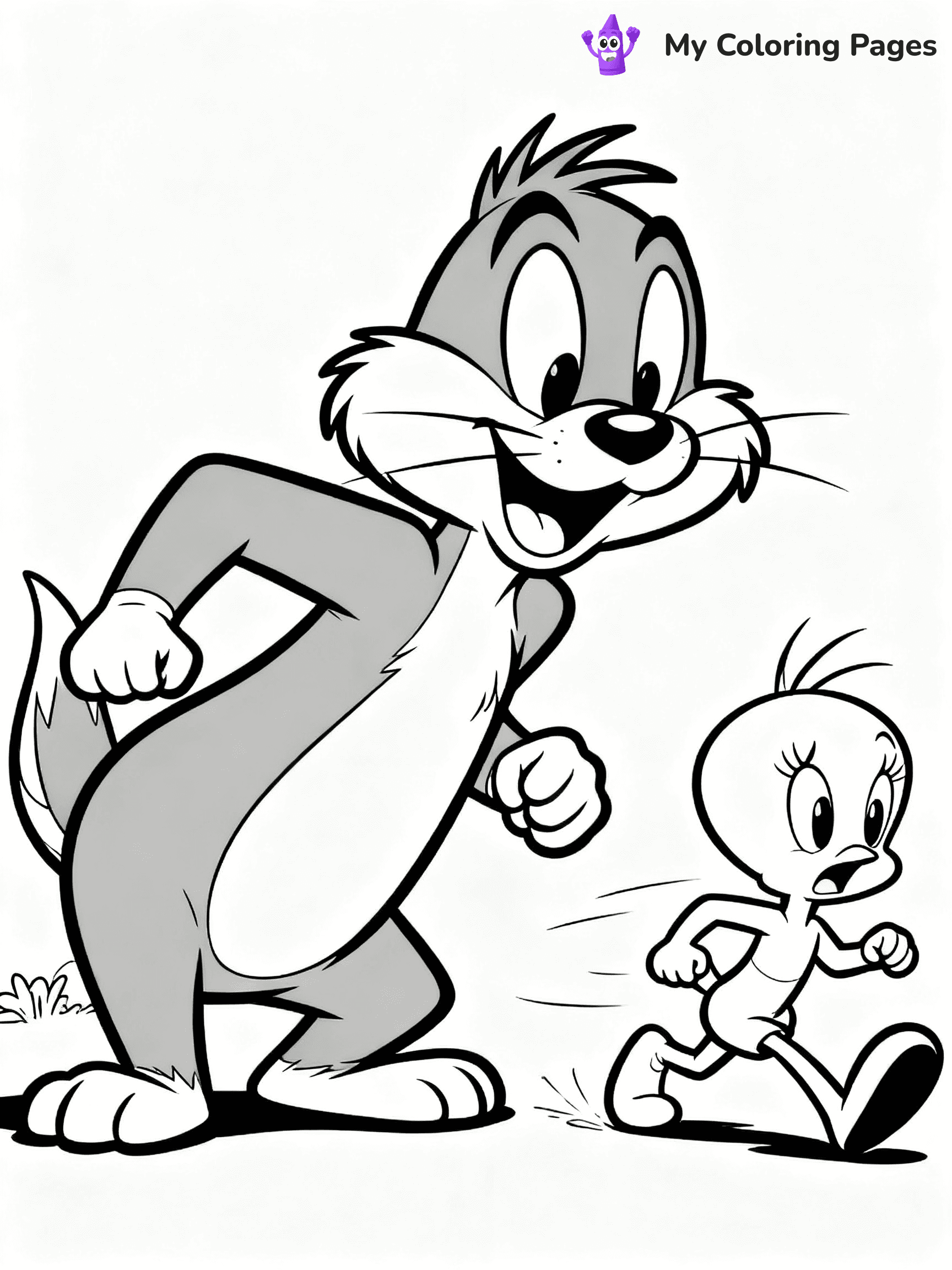 Tweety Bird Coloring Pages - 1