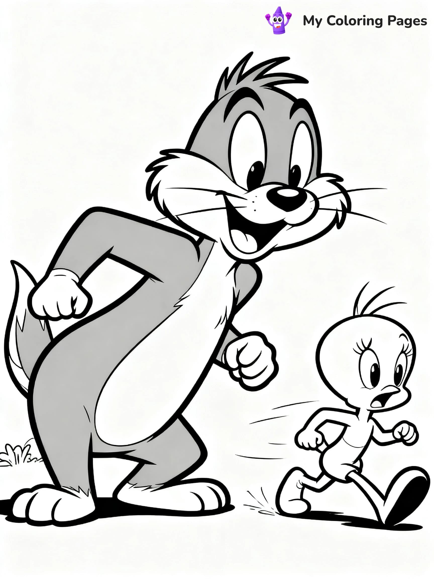 Tweety Bird Coloring Pages - 1