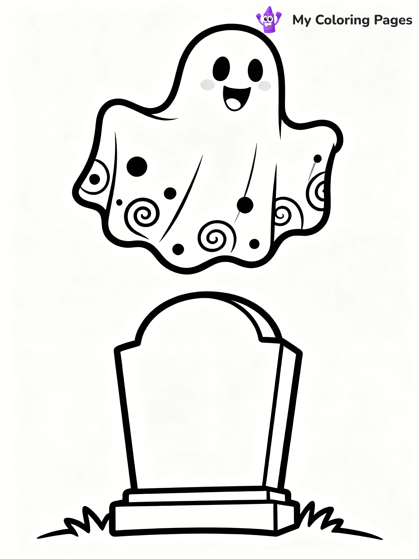 Tombstone Coloring Pages - 18