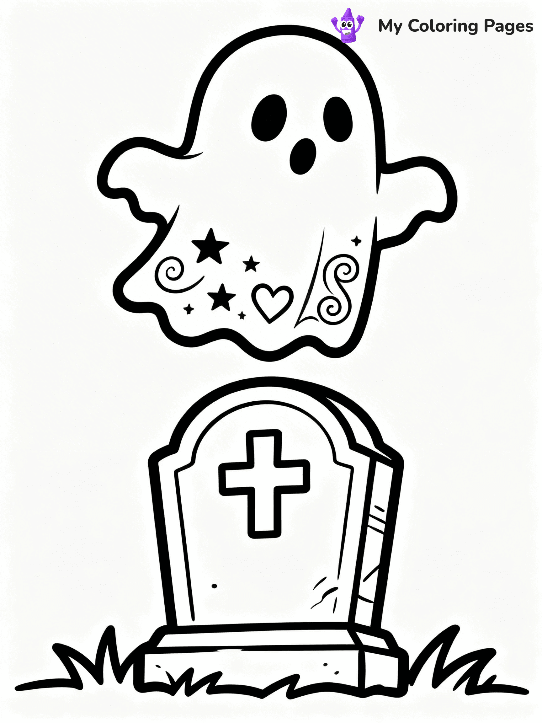 Tombstone Coloring Pages - 17