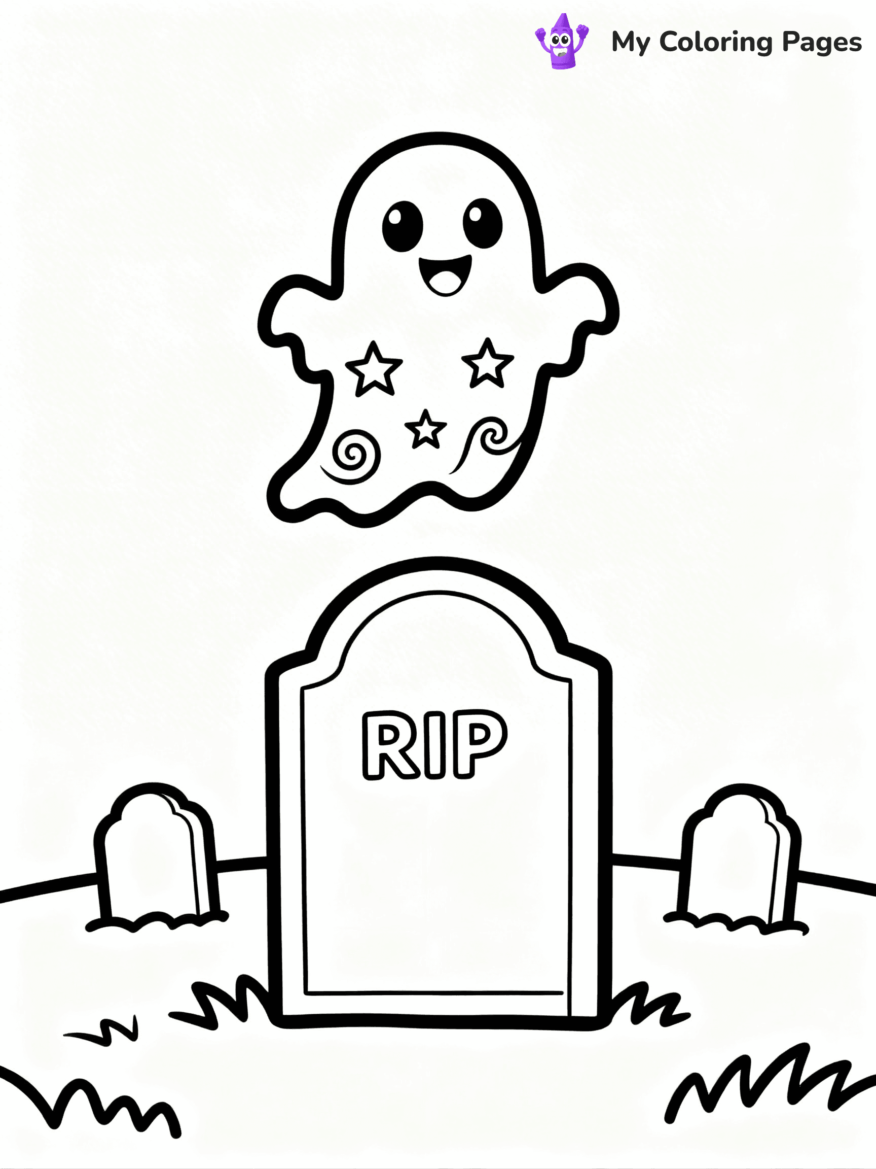 Tombstone Coloring Pages - 14