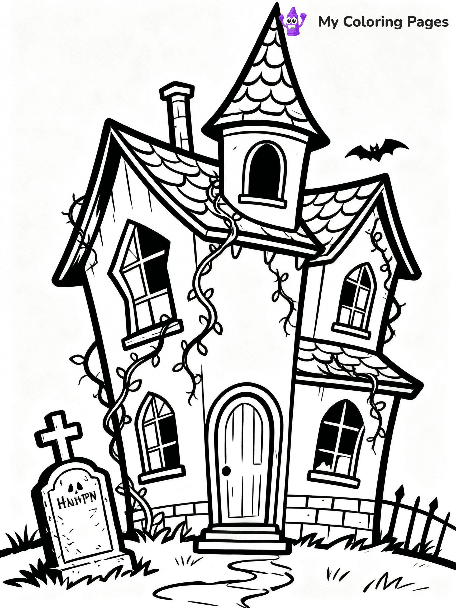 Tombstone Coloring Pages - 12