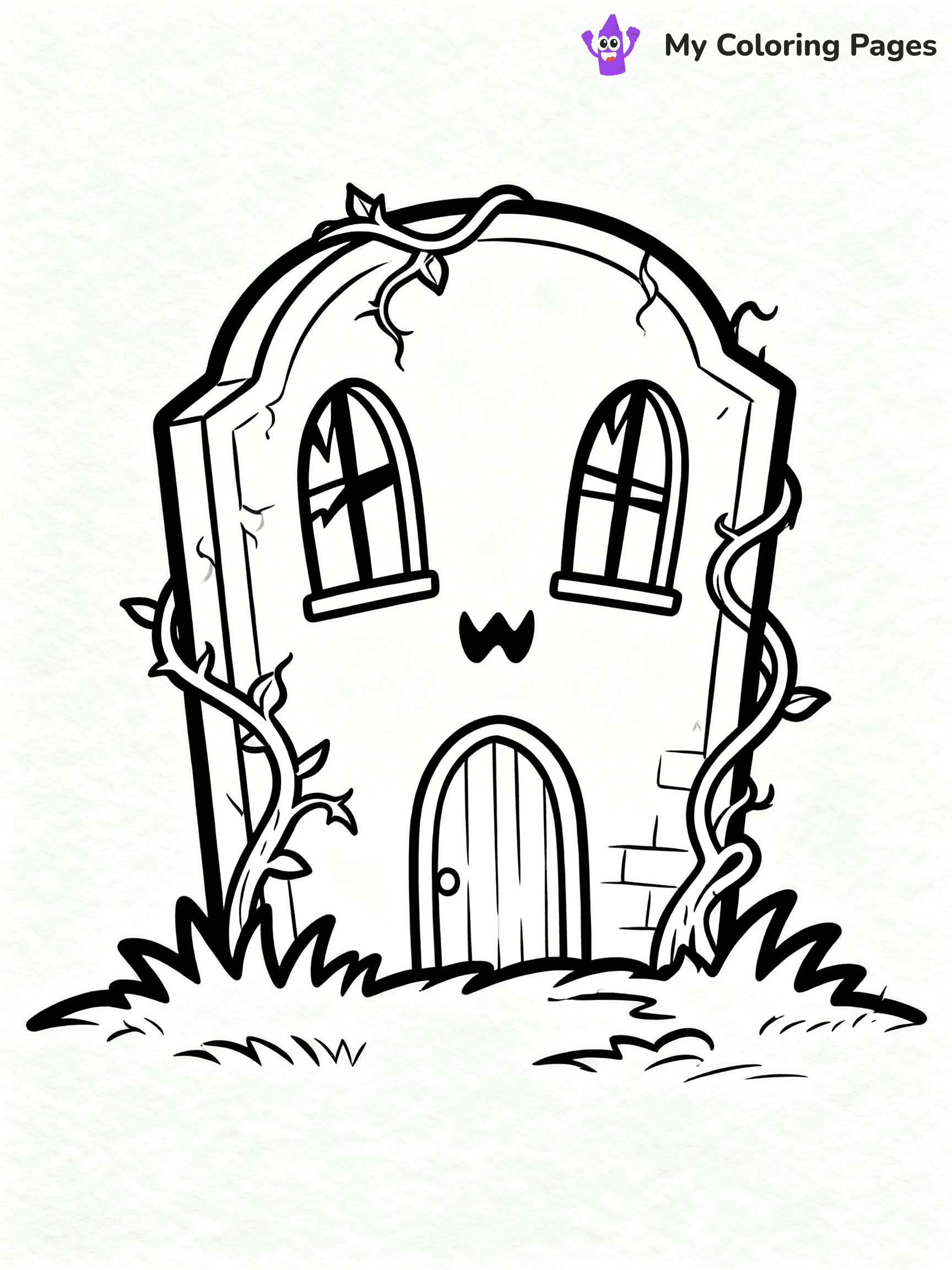 Tombstone Coloring Pages - 8