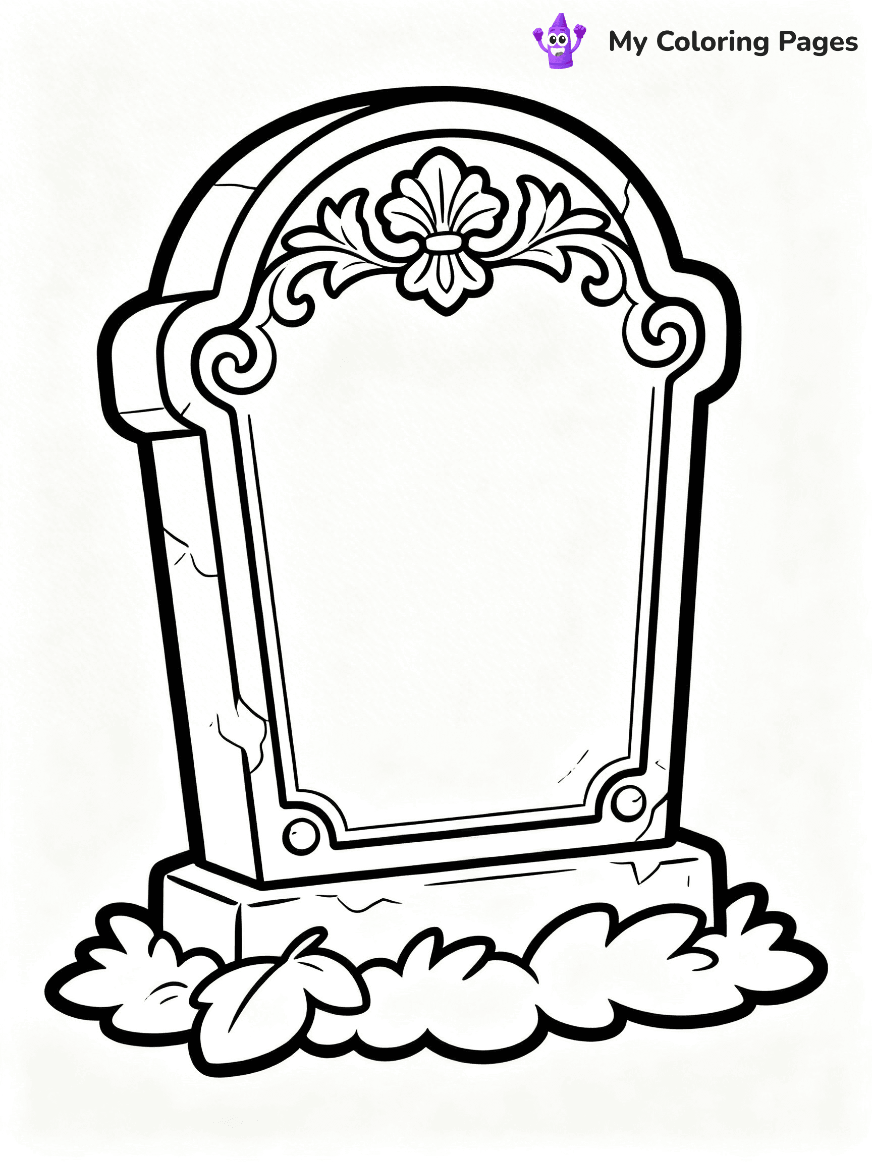 Tombstone Coloring Pages - 6