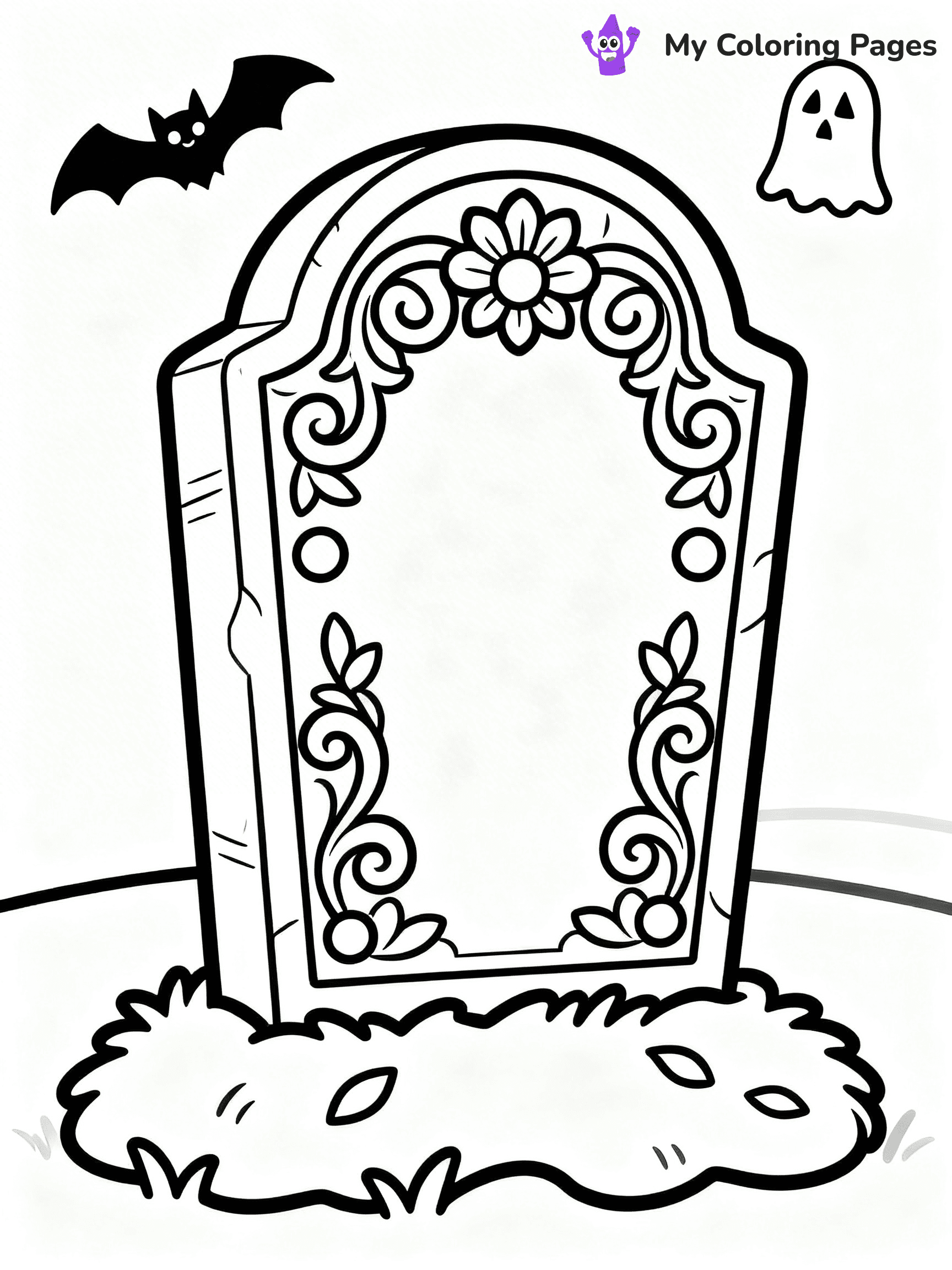 Tombstone Coloring Pages - 4