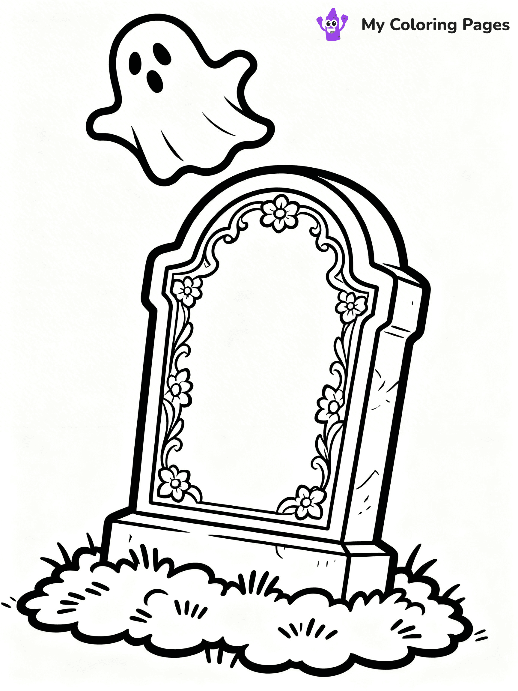 Tombstone Coloring Pages - 3