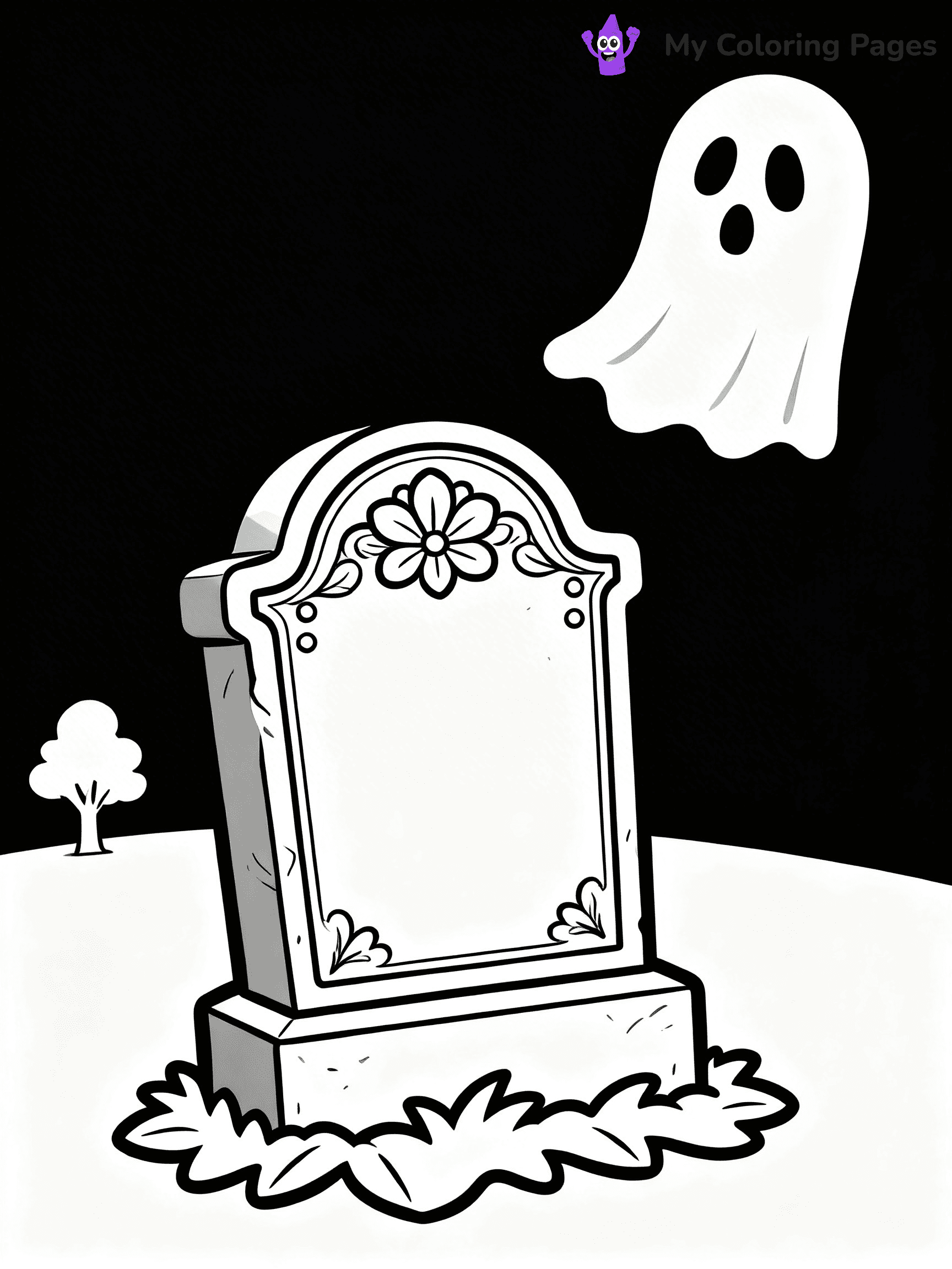 Tombstone Coloring Pages - 2